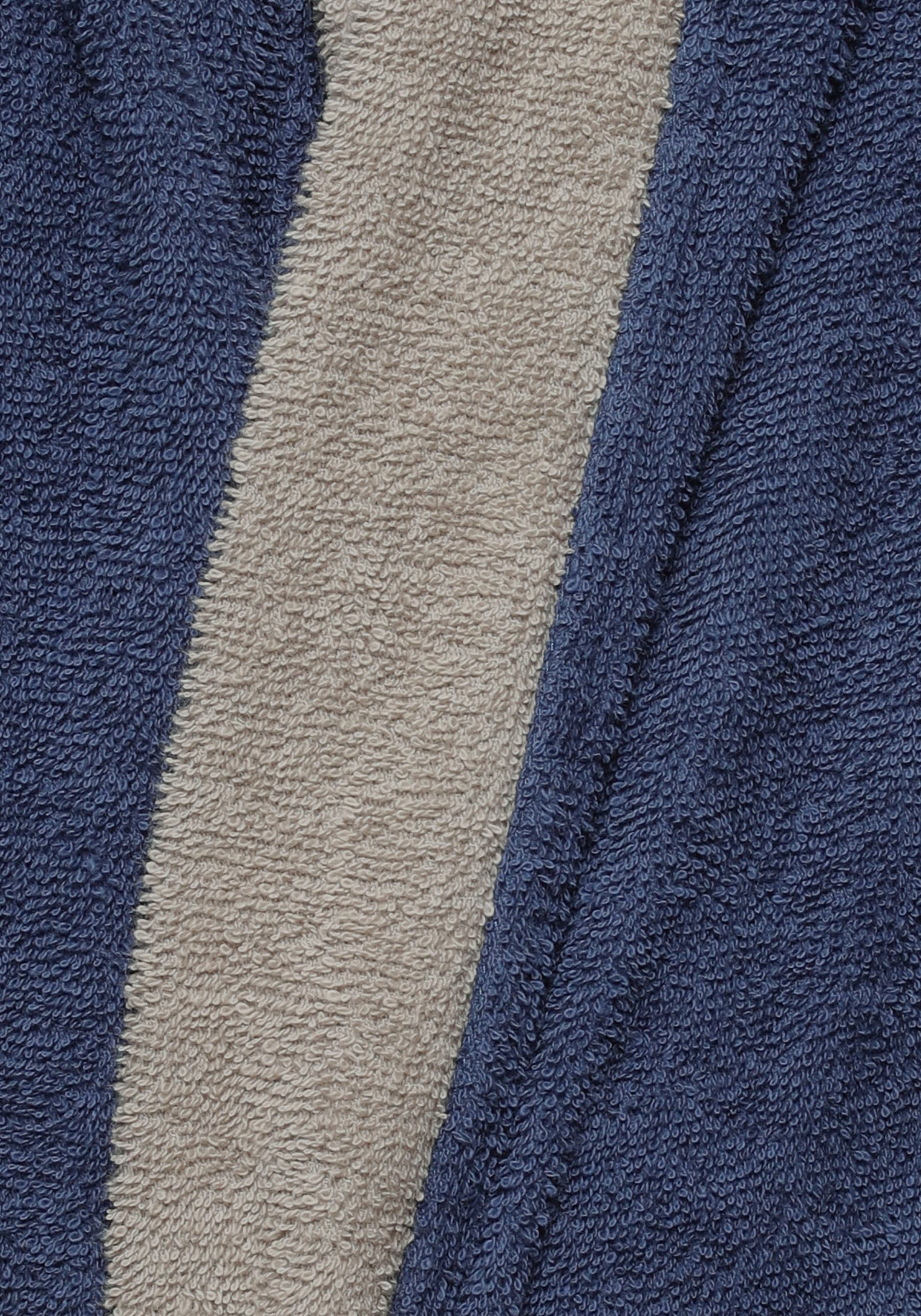 KangaROOS Unisex-Bademantel »Henry, ideal für Sauna & Spa, Hotelbademantel, Morgenmantel«, (1 St.), Bademäntel für Damen & Herren, Logostickerei, S-3XL