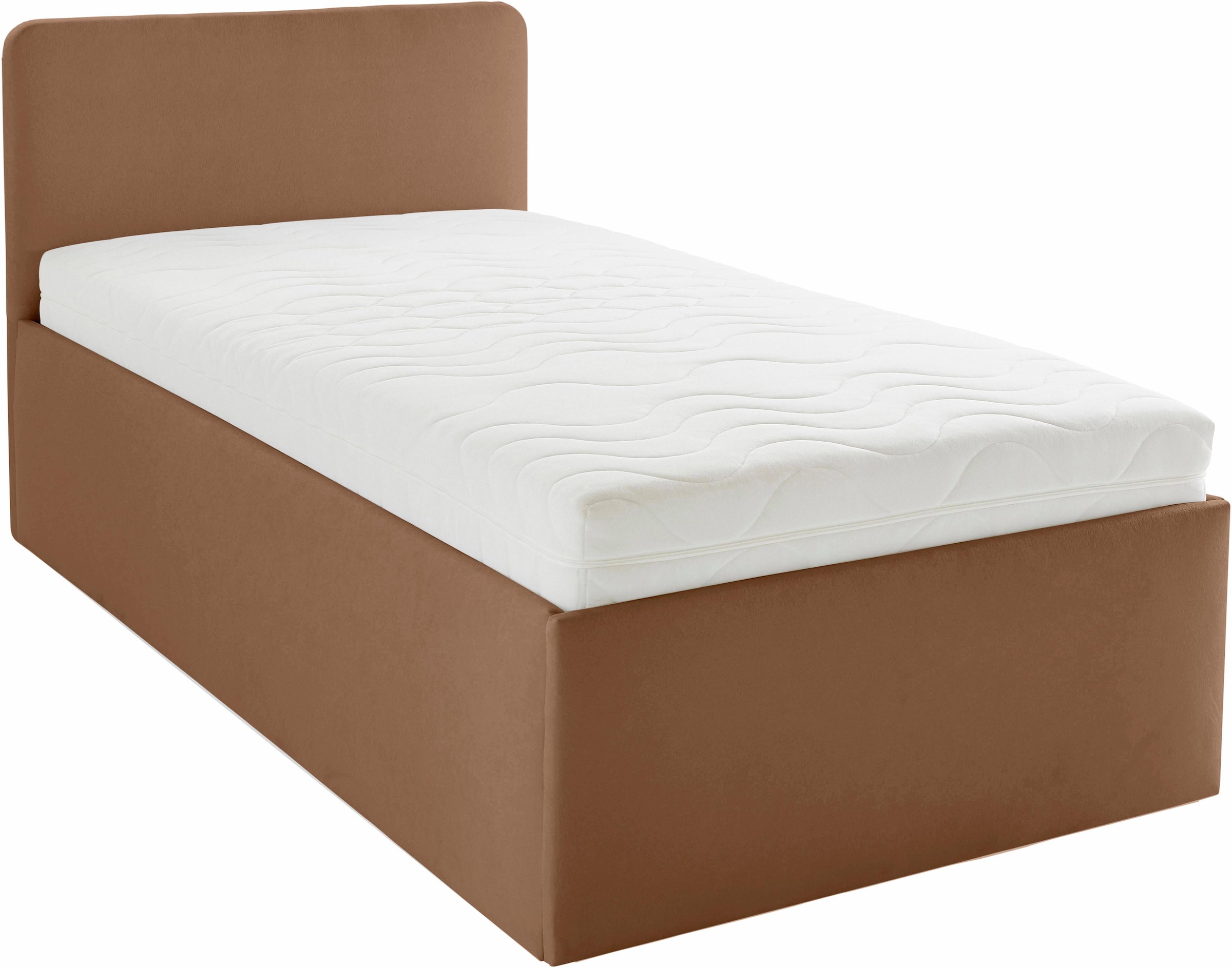 Matratze bestellen Schlafkomfort Polsterbett, mit inkl. auf Rechnung Westfalia bei Ausführung Bettkasten