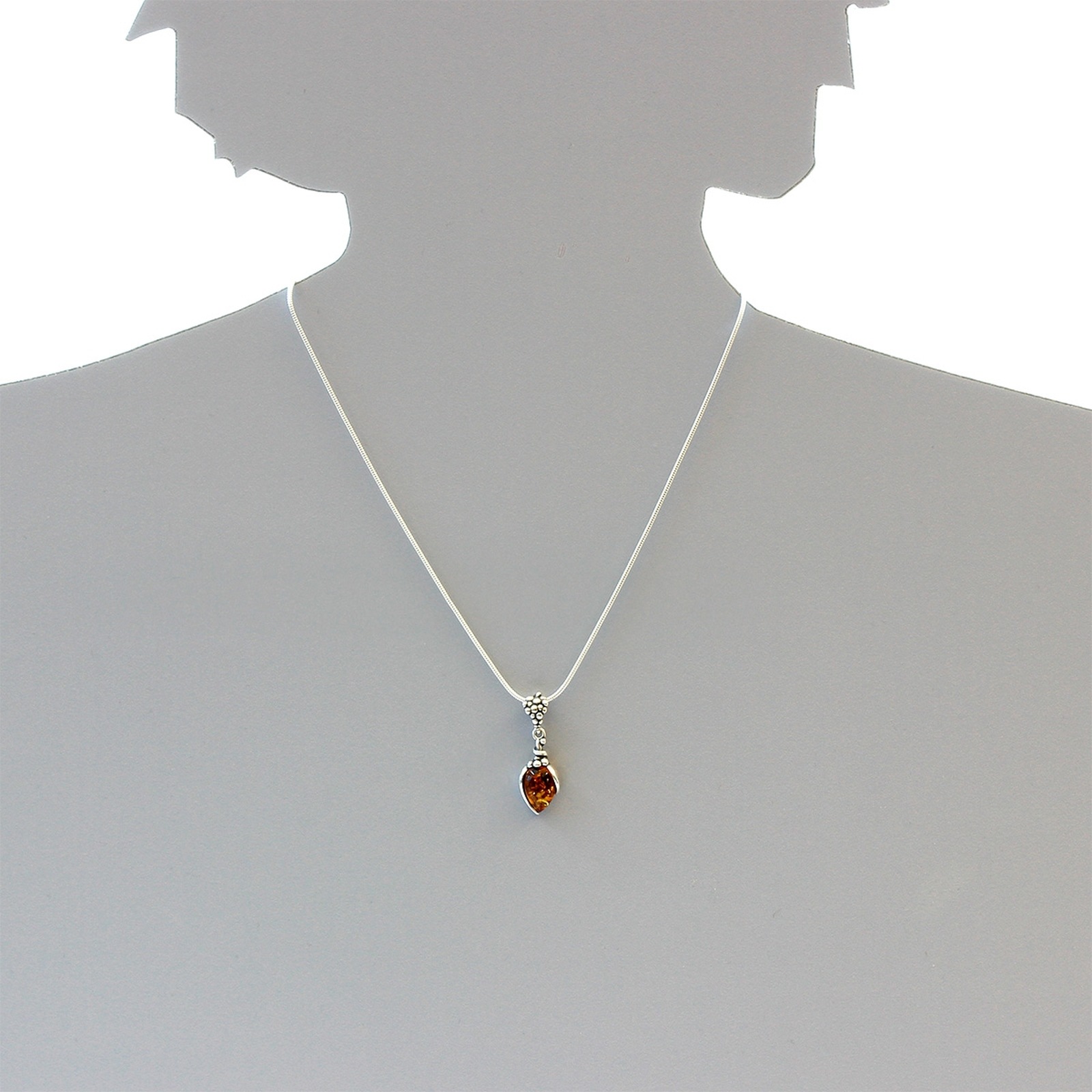 OSTSEE-SCHMUCK Kettenanhänger »- Traube - Silber 925/000 - Bernstein«