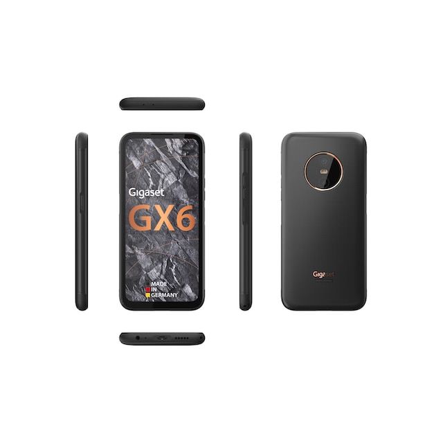 Gigaset Smartphone »GX6«, Schwarz, 16,76 cm/6,6 Zoll, 128 GB Speicherplatz,  50 MP Kamera ➥ 3 Jahre XXL Garantie | UNIVERSAL