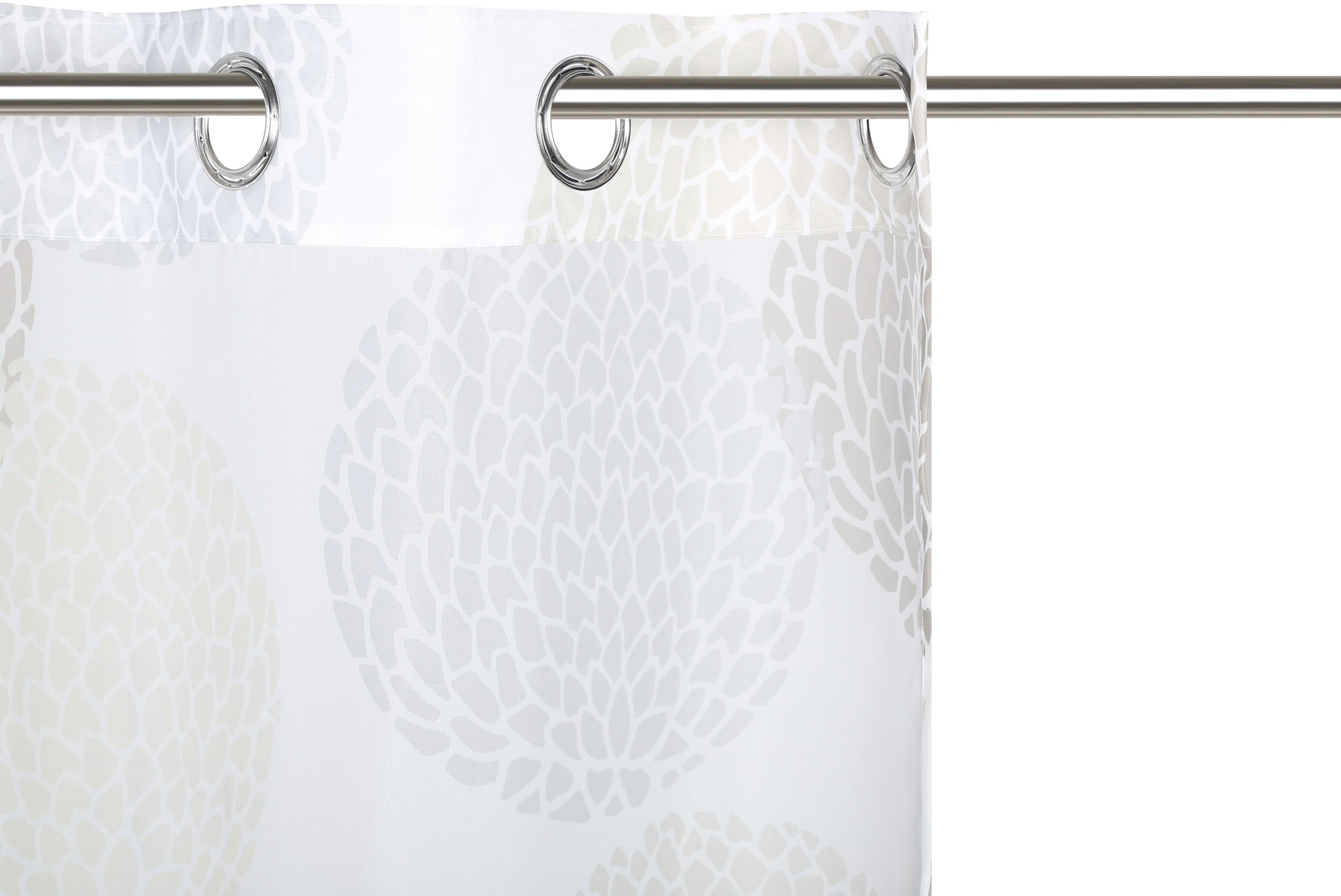 OTTO home Gardine »BELEM« Ösen 1 Stk. tlg. 1 Schal, Polyester, Kreise