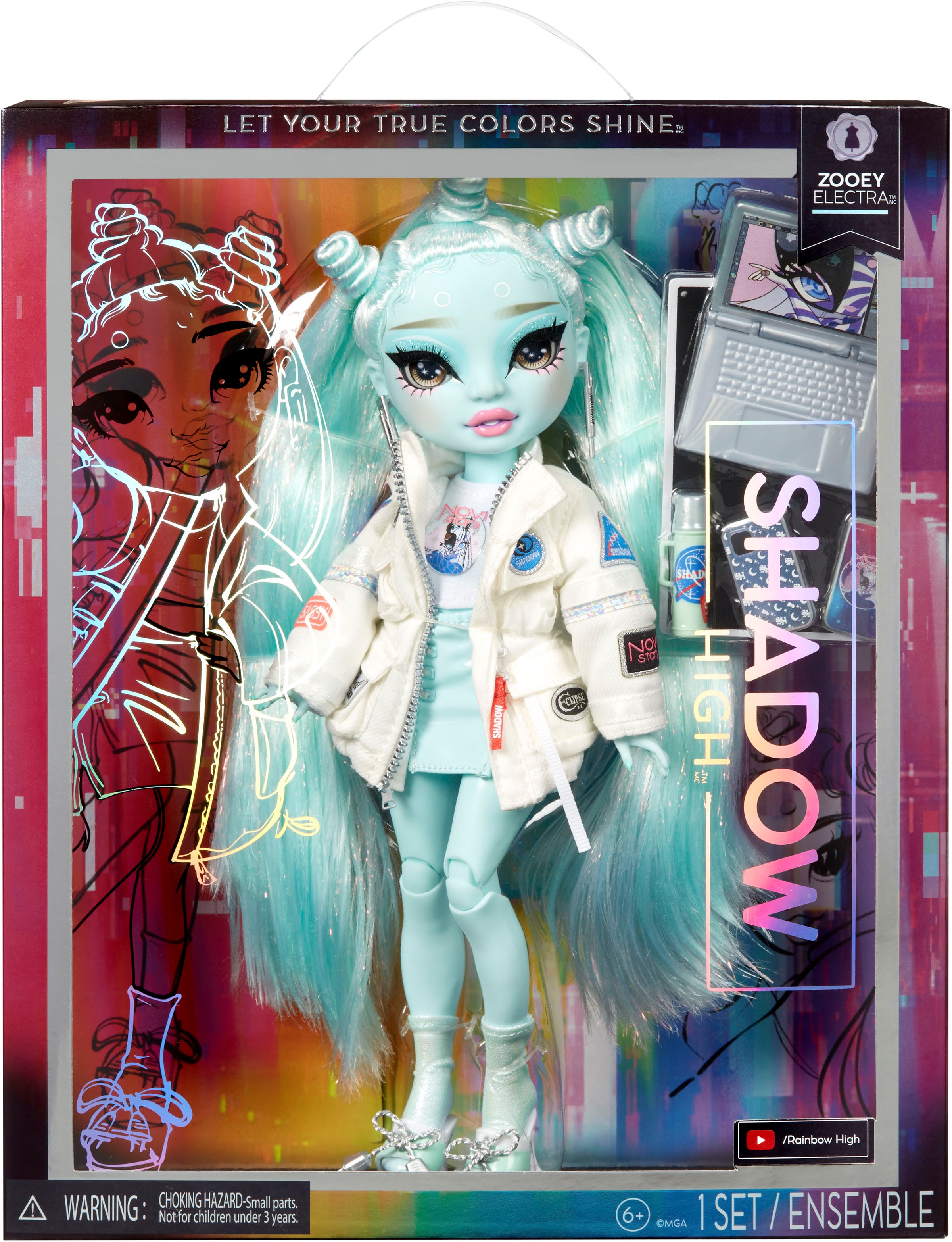 MGA ENTERTAINMENT Anziehpuppe »S23 Fashion - Zooey Electra (Green)«, Shadow High