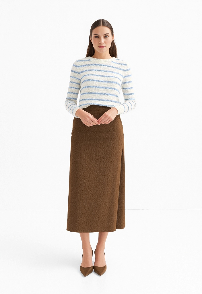 Vila Rundhalspullover »VIDALO O-NECK L/S STRIPE KNIT TOP- NOOS«