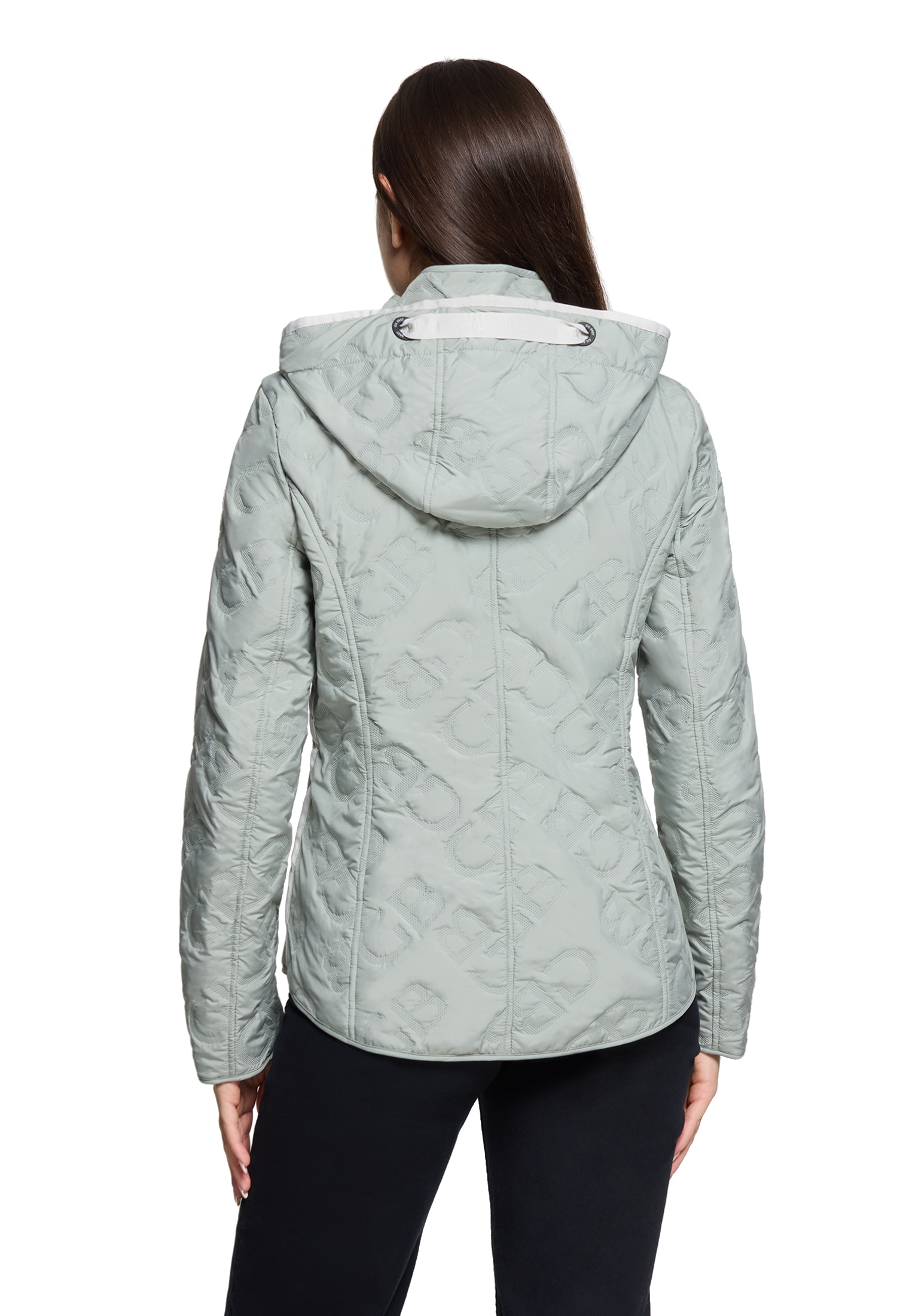 Gil Bret Outdoorjacke mit Kapuze mit Strukturmuster