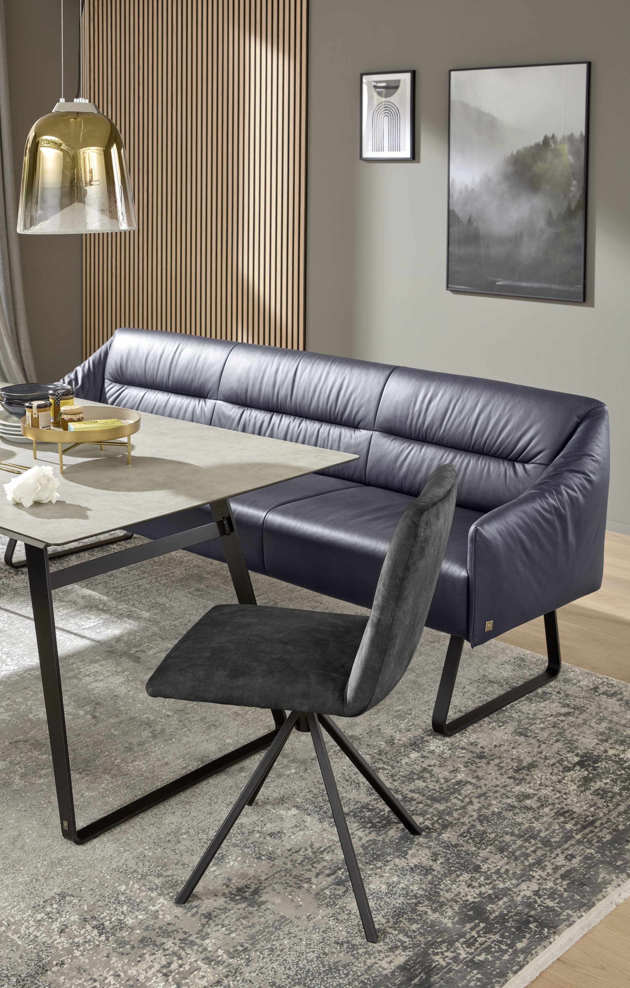 Musterring Polsterstuhl »JustB! SP500« () 1 Stk.ohne Armlehne, wahlweise mit Drehfunktion, Stativgestell in schwarz