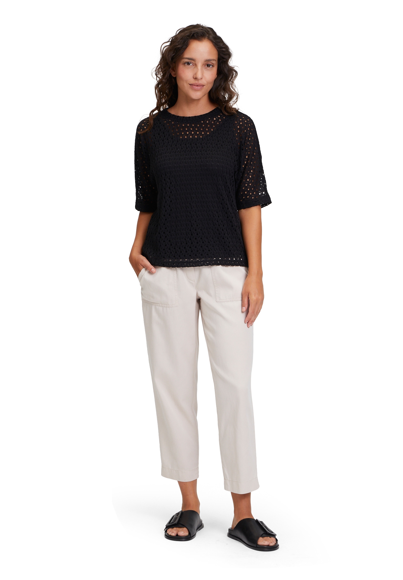 Betty&Co Relaxhose »Casual-Hose mit aufgesetzten Taschen«