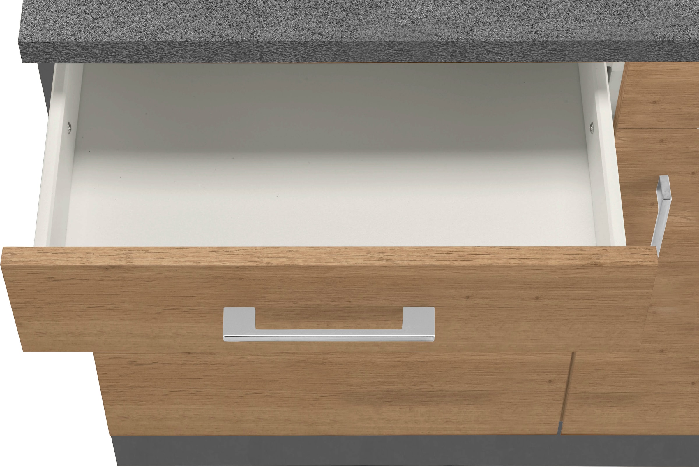 KOCHSTATION Winkelküche »KS-Colmar« mit E-Geräten, Stellbreite 210/270 cm