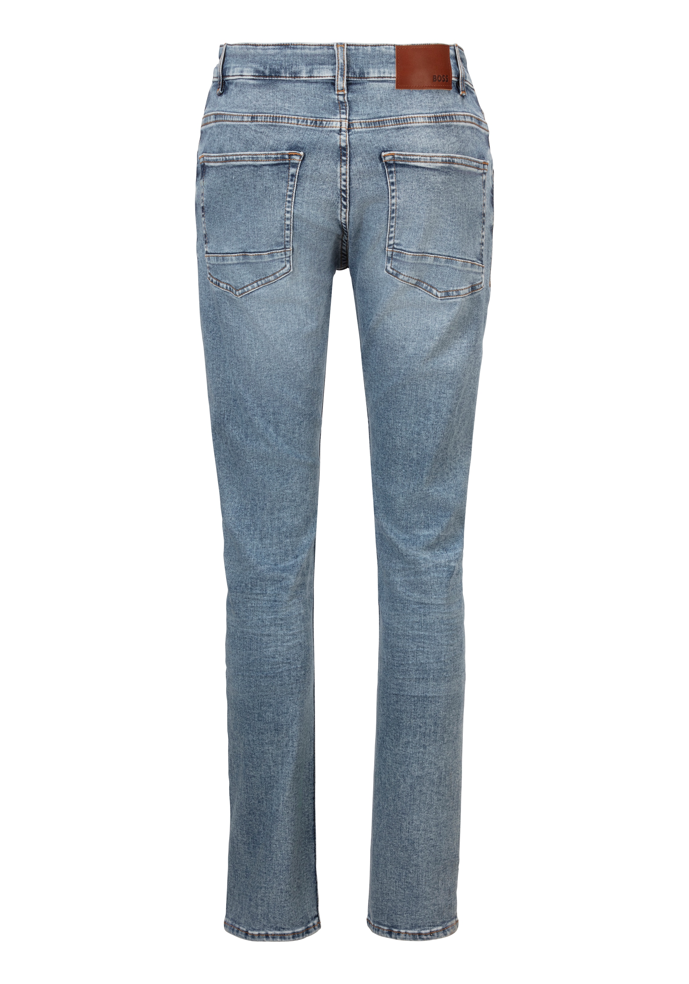 BOSS ORANGE Slim-fit-Jeans »Delaware«, mit Leder-Badge