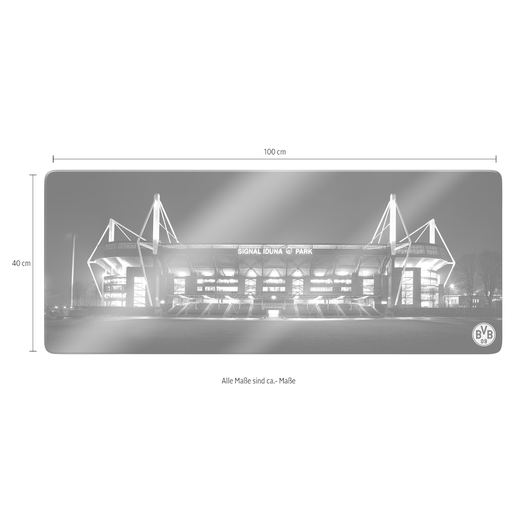 Wall-Art Glasbild »BVB Signal Iduna Park«