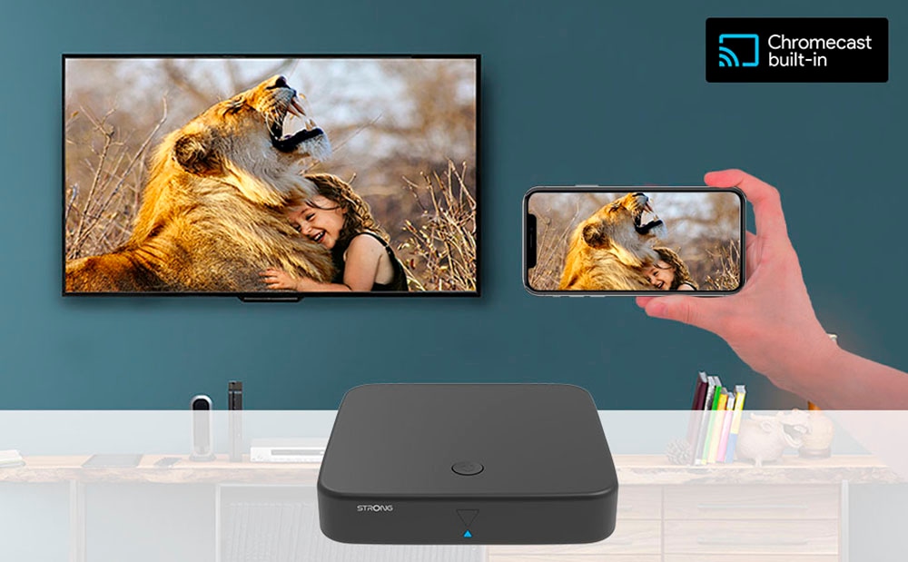 Strong Streaming-Box »SRT 420«, Video-Streaming: Netflix, Youtube, Amazon Prime Video, Disney+