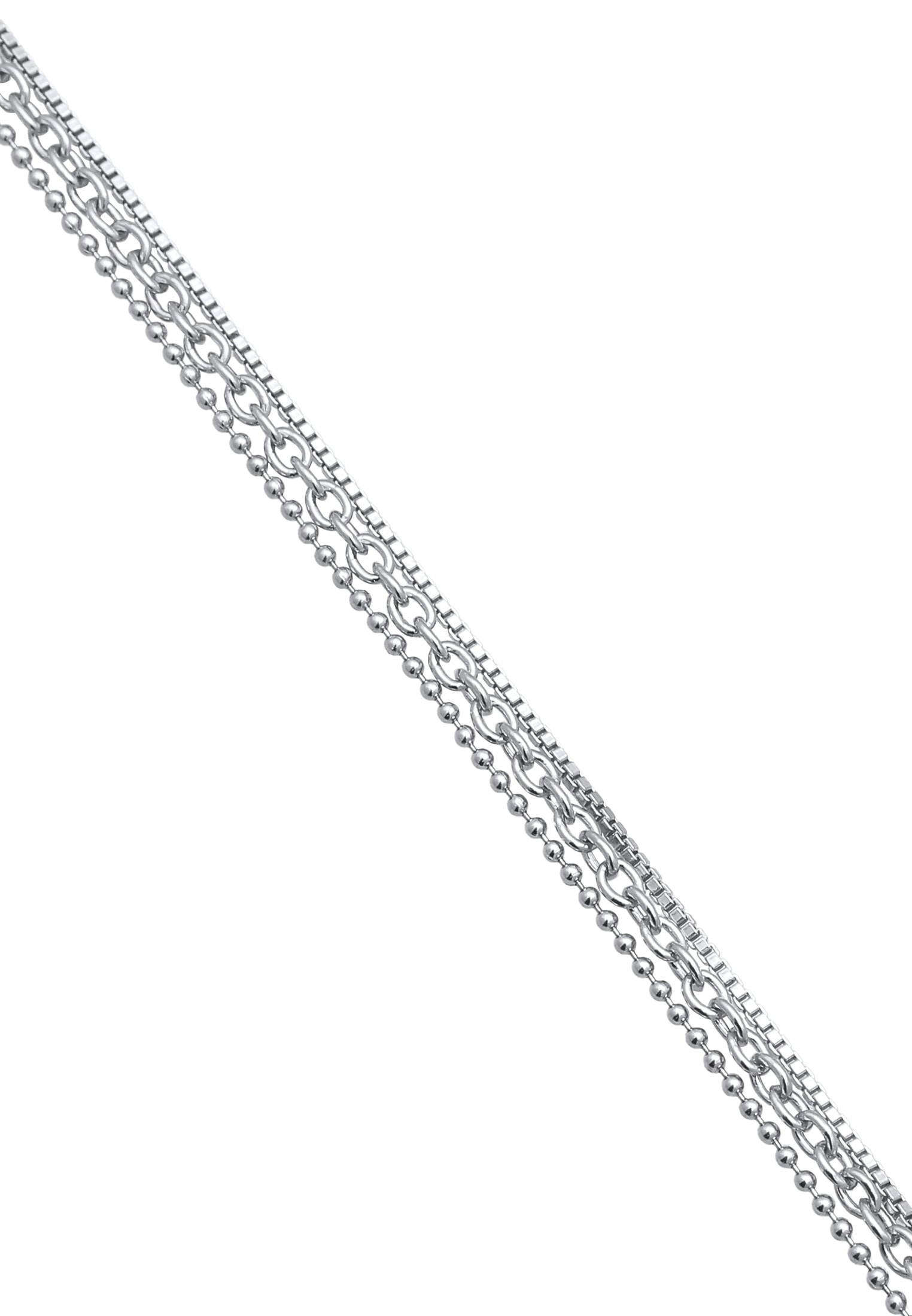 Elli Armkette »Armband Layer Lagenlook 925 Sterling Silber«
