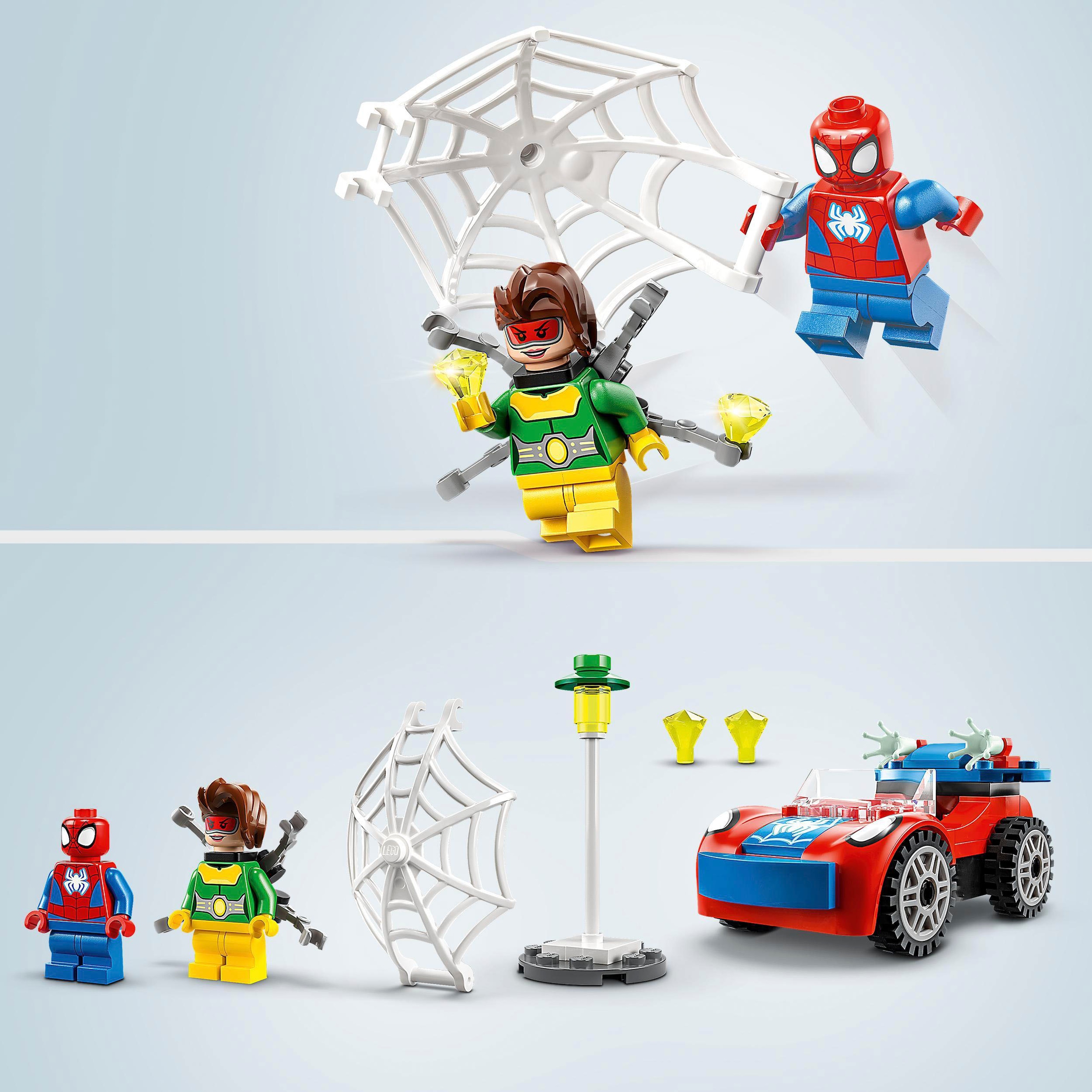 LEGO® Konstruktionsspielsteine »Spider-Mans Auto und Doc Ock (10789), LEGO® Marvel«, (48 St.)