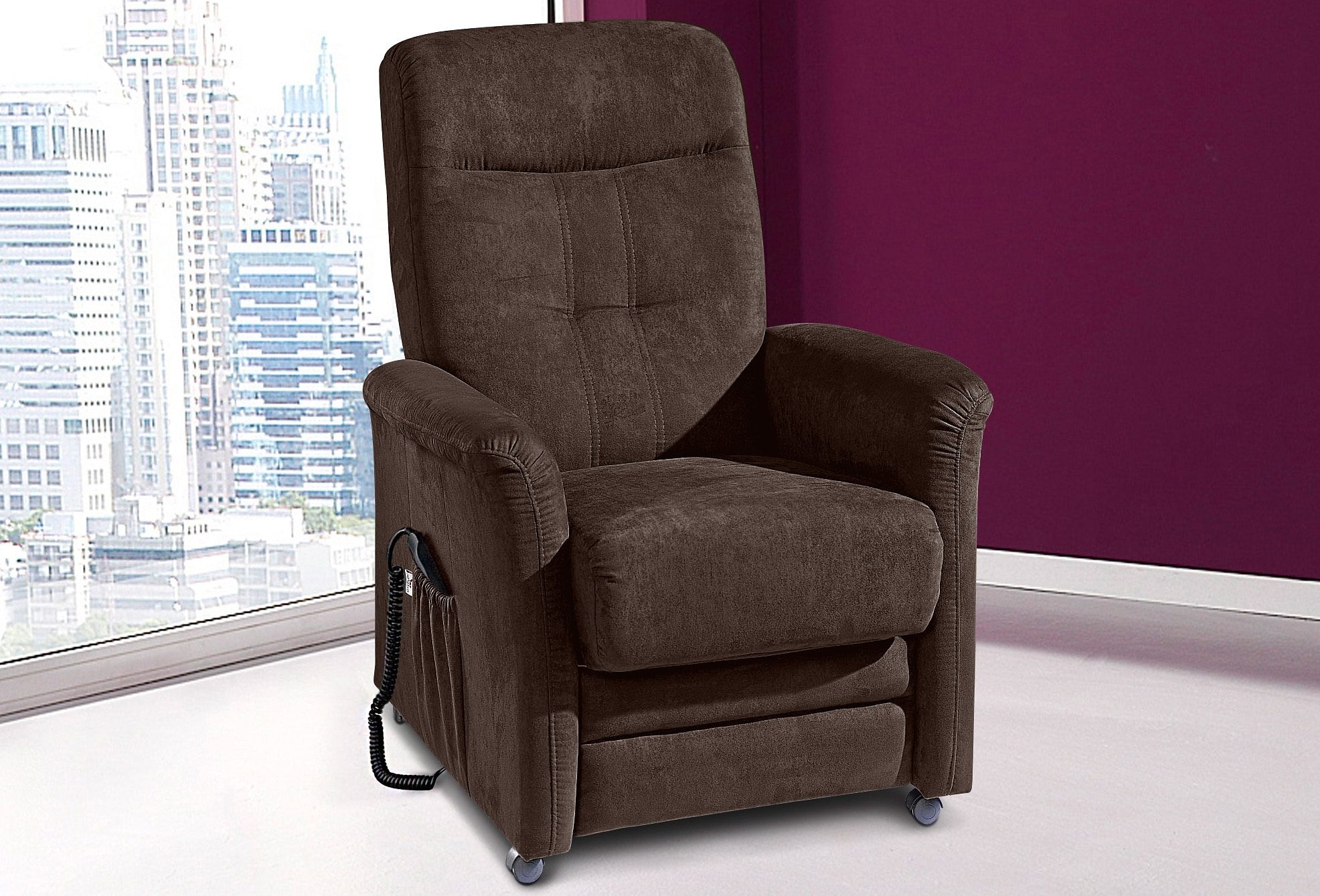 sit&more TV-Sessel »Charlie«, (Set), wahlweise mit Motor und Aufstehhilfe