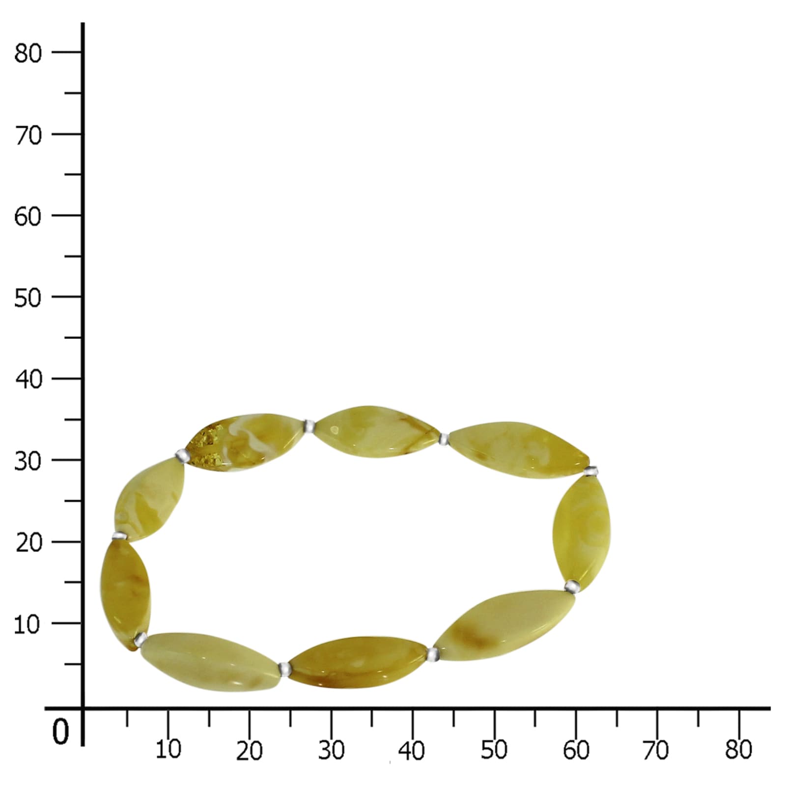 OSTSEE-SCHMUCK Armband »- Tasja - Bernstein - ,«