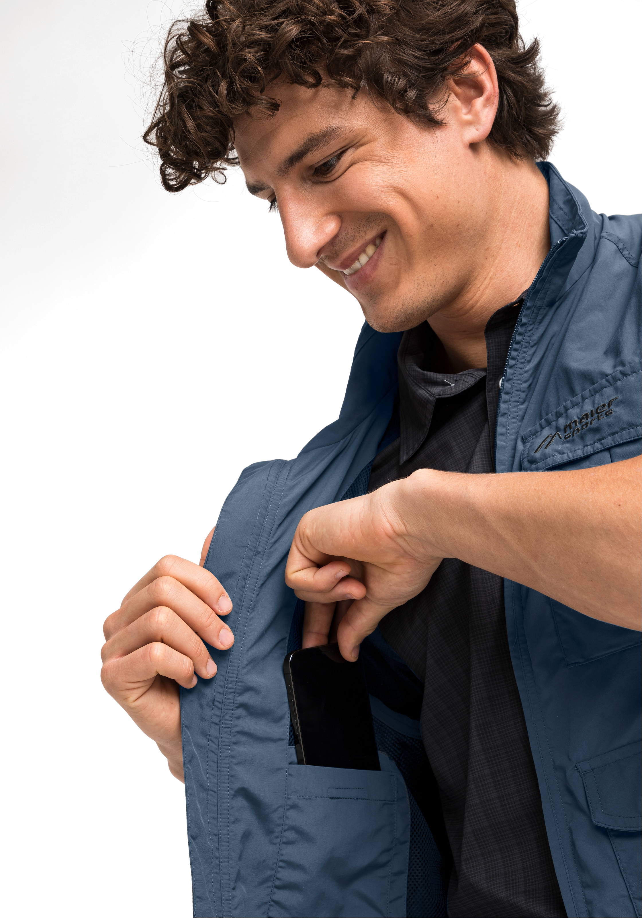 Maier Sports Funktionsjacke »Valdemar«, Vielseitige Funktionsweste, perfekt für Wandern und Reise