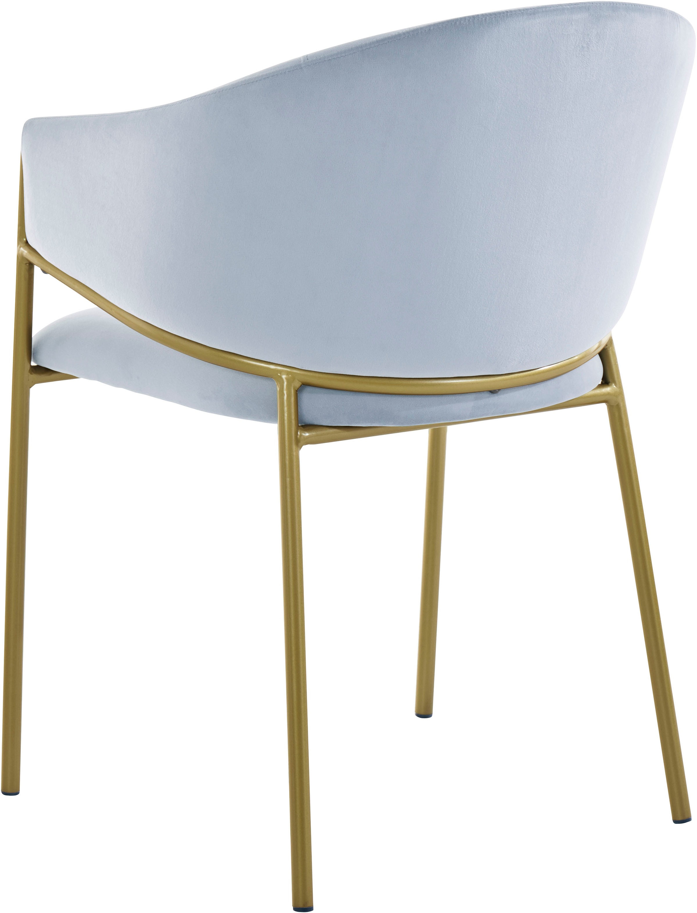 Leonique Esszimmerstuhl »Évreux«, 2 St., Veloursstoff, mit einem goldenen  Metallgestell, Sitzhöhe 49 cm auf Raten bestellen