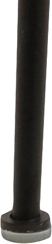 ACTONA GROUP Esszimmerstuhl »Lena«, Stoff, bezogen mit Stoff mit Harlekin-Nähten, schwarze Metallbeine
