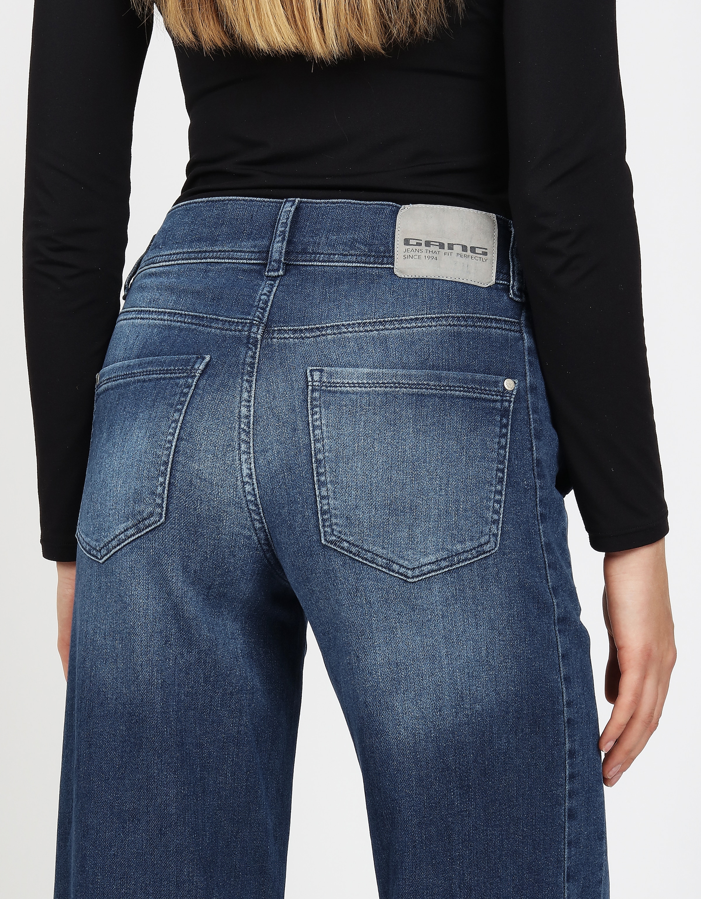 GANG Weite Jeans »94PAIGE WIDE« mit eingesetztem Seitenstreifen