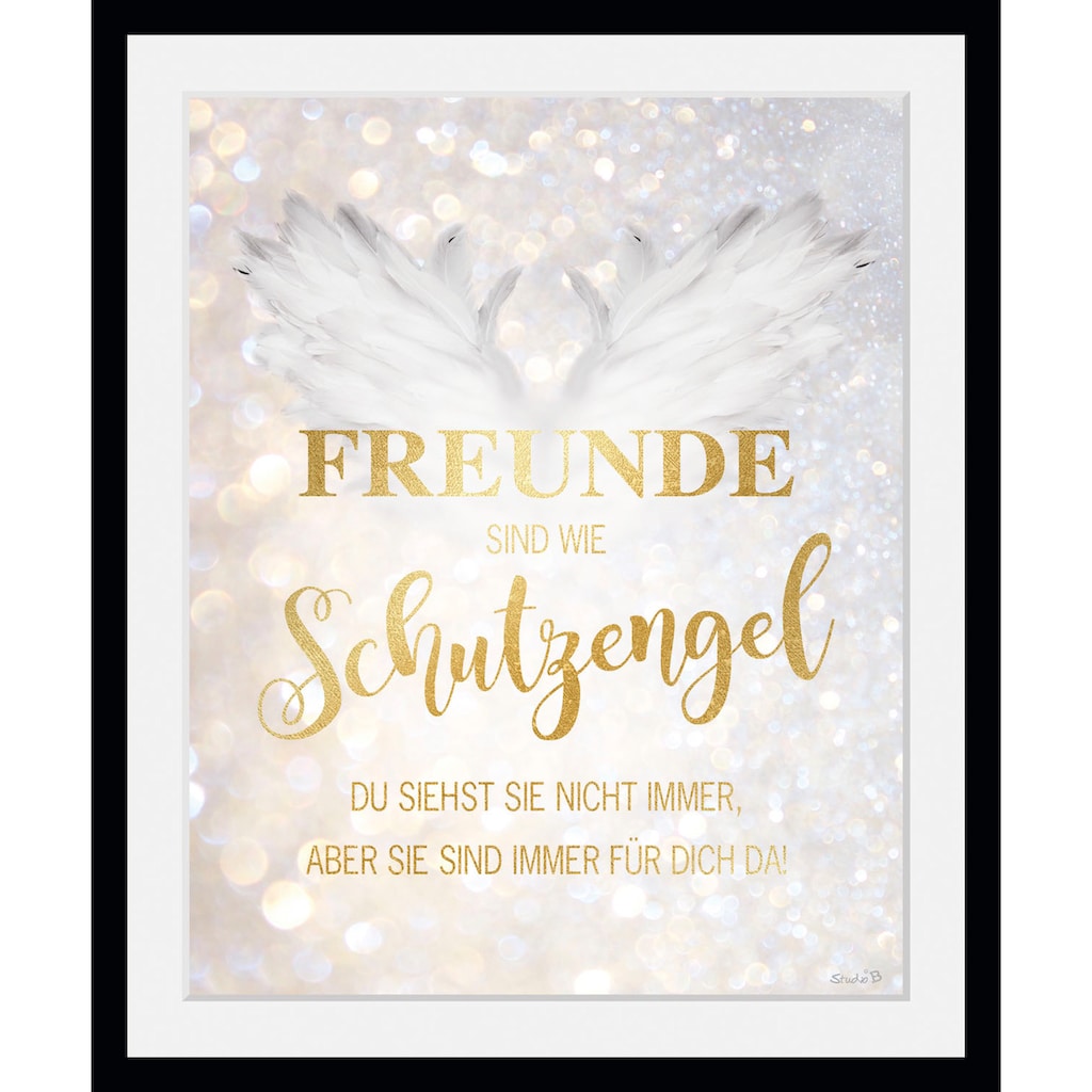 queence Bild »Freunde sind wie Schutzengel«, Sprüche & Texte, (1 St.)