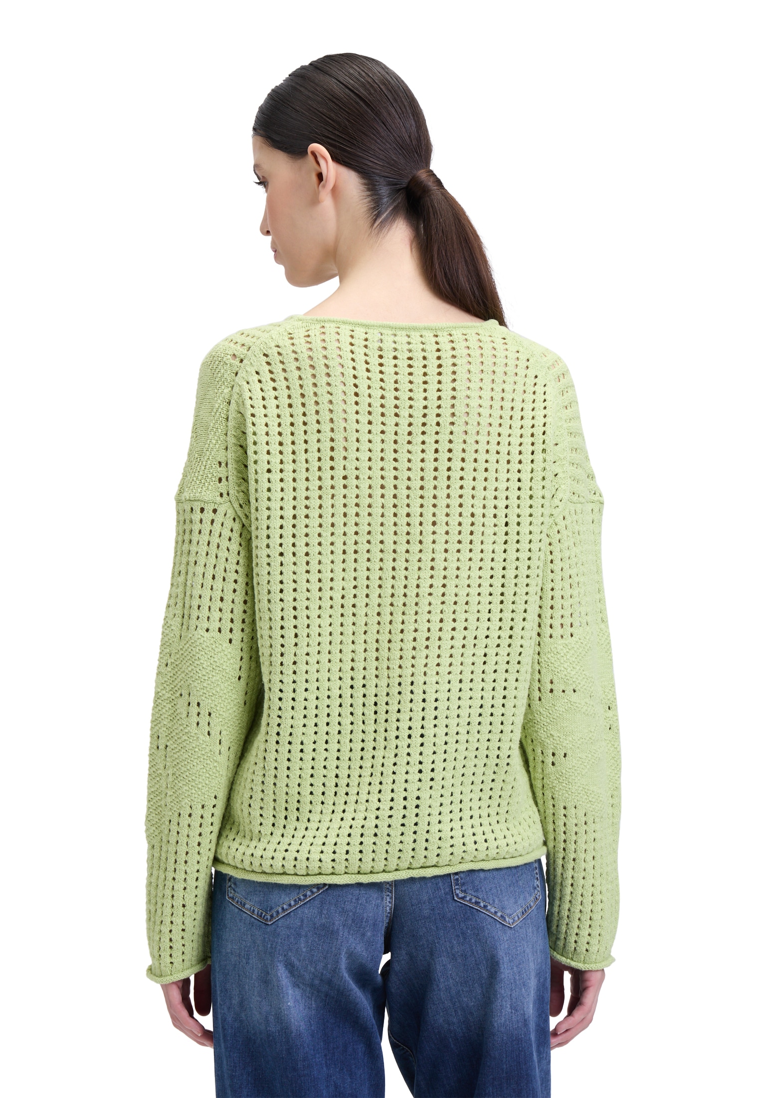 Cartoon Strickpullover »Strickpullover mit Rundhalsausschnitt«