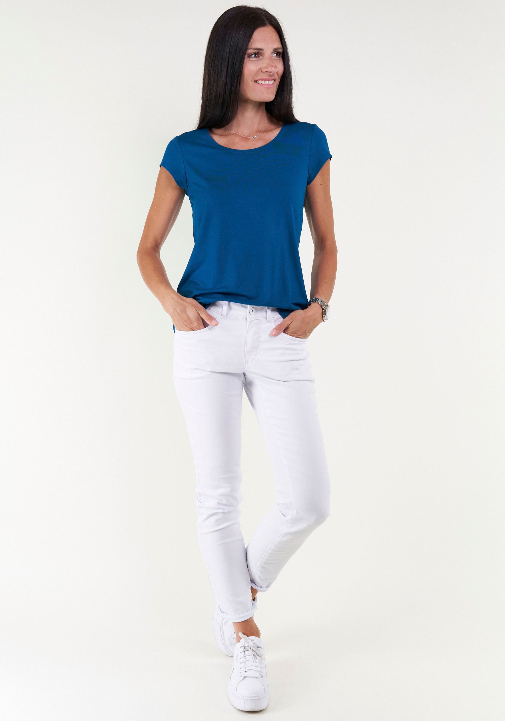 Seidel Moden T-Shirt mit Kappenärmel, MADE IN GERMANY