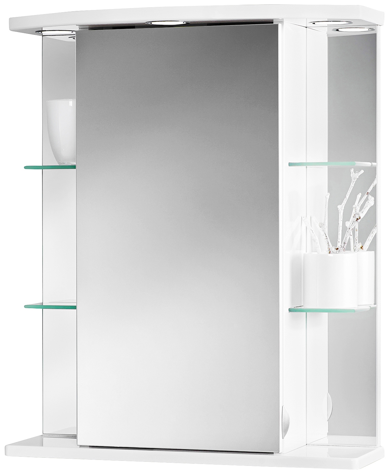 Spiegelschrank »Havana LED«, weiß, 50 cm Breite