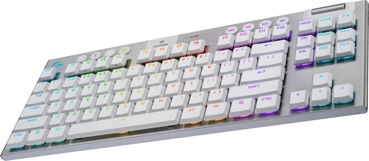 Logitech G Gaming-Tastatur »G915 X LIGHTSPEED TKL Wireless Gaming Keyboard - WHITE - DEU«