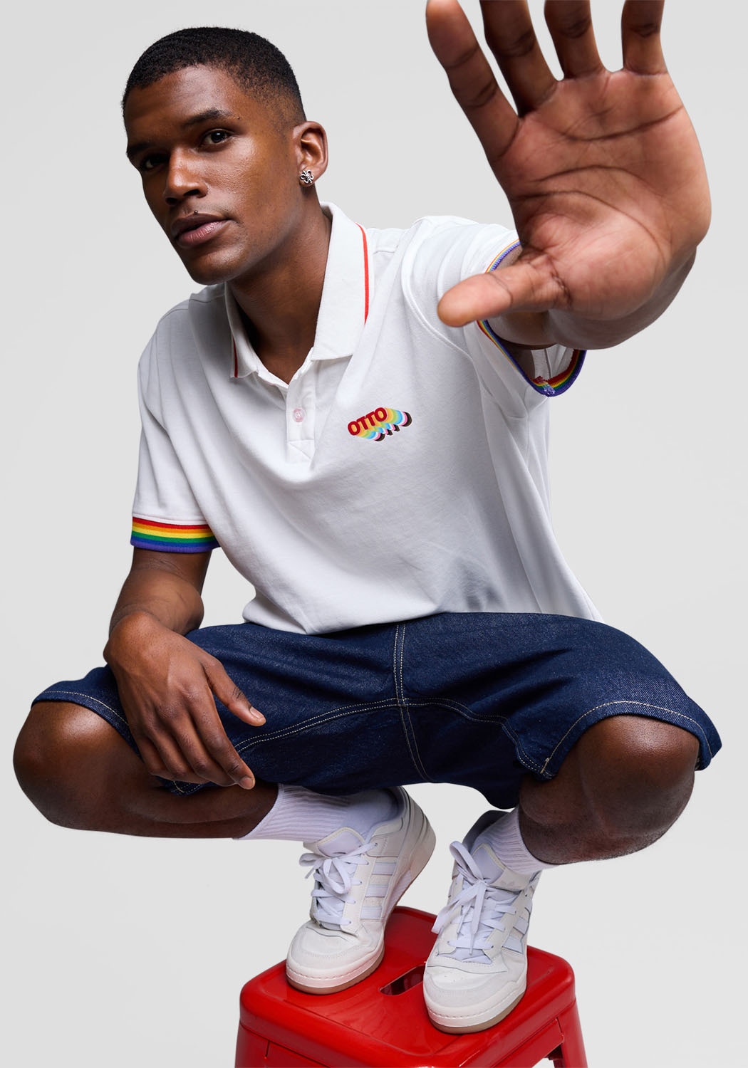 Capelli New York Poloshirt »Otto-Diversity Shirt«, modisches Unisex Pride Polo mit klarer Botschaft