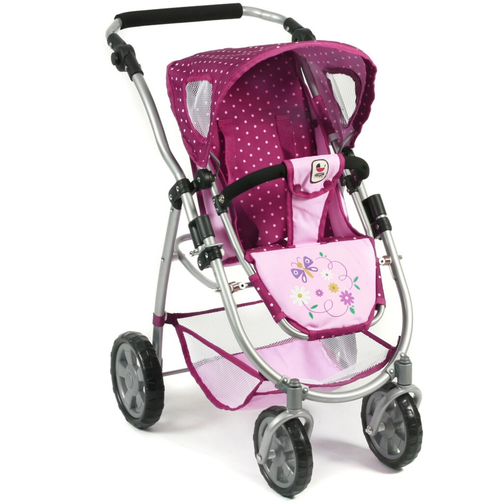 CHIC2000 Kombi-Puppenwagen »Emotion All In 2in1, Brombeere«, inkl. Babywanne und Sportwagenaufsatz