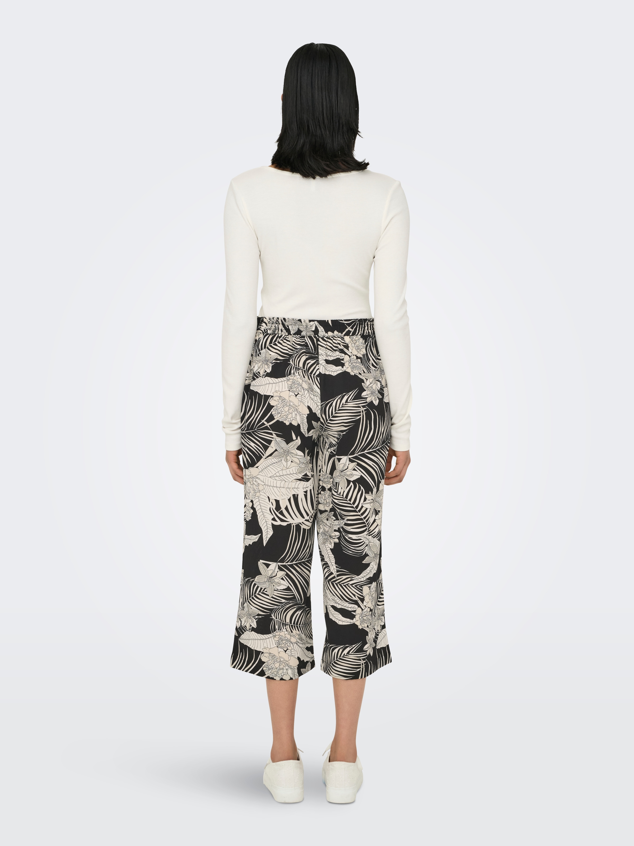 ONLY Palazzohose »ONLWINNER PALAZZO CULOTTE PANT NOOS PTM«, in uni oder gestreiftem Design