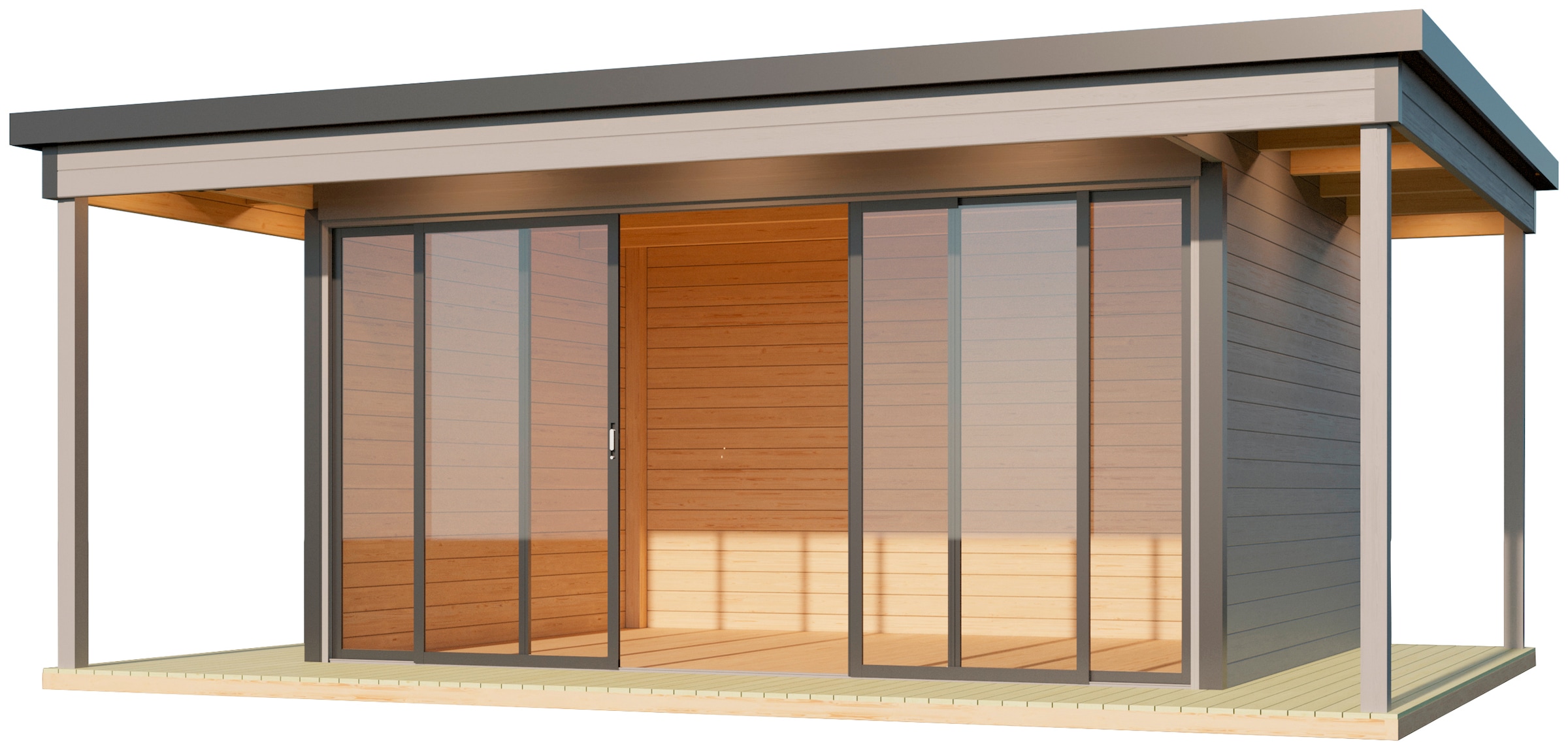 LASITA MAJA Gartenhaus »DOMEO 4 LOGGIA« in verschiedenen Farben