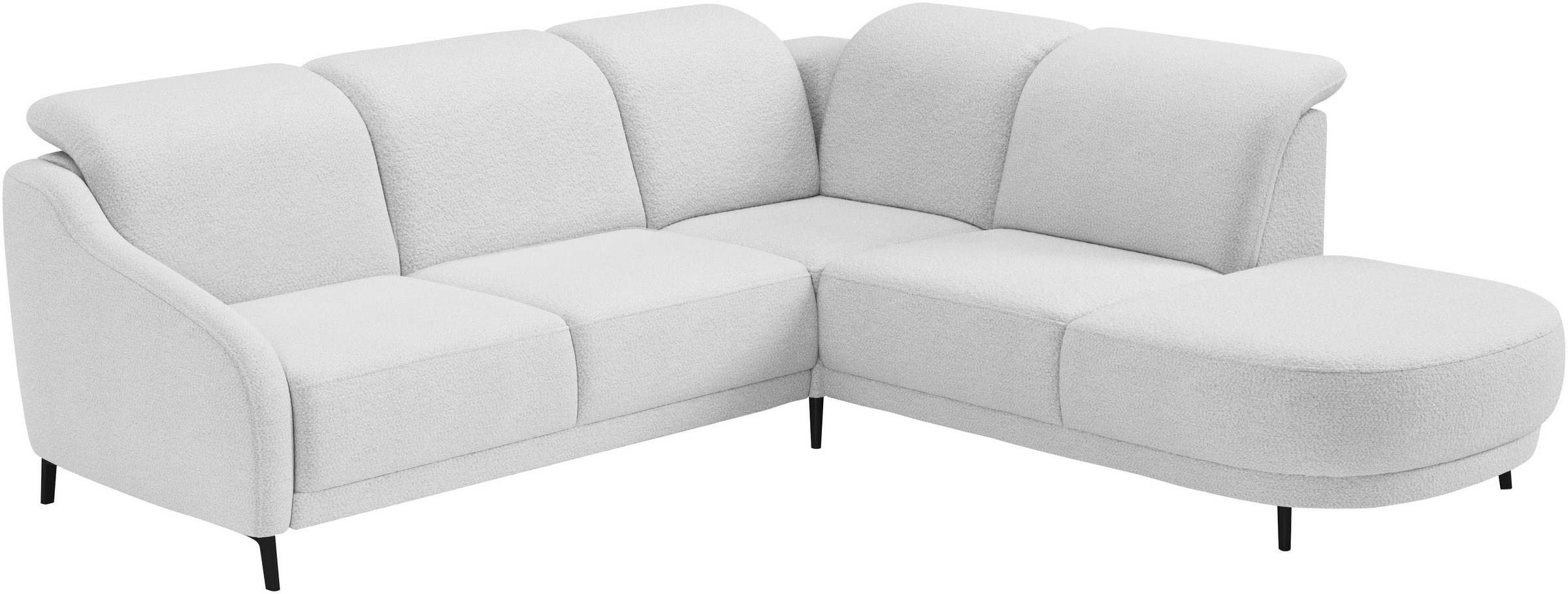 sit&more Ecksofa »Blues L-Form«, wahlweise mit Klapptisch und USB