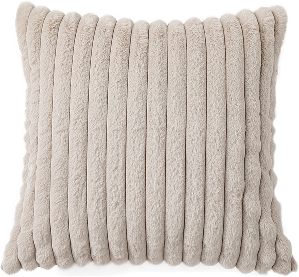 OTTO home Dekokissen »Milara Premium 2er-Set, flauschig, Kissenhülle ohne Füllung« flauschige Kissenhülle, unifarben, sehr weich, hochwertig 350g/m²