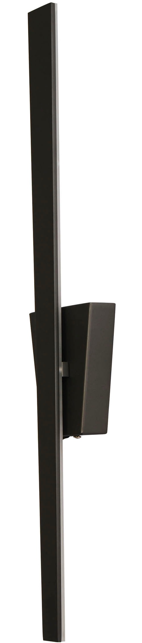 näve LED Wandleuchte »"TREVOR"«, 1 flammig, schwarz, trapezförmiger Baldachin, inkl. Kippschalter, Höhe 62cm