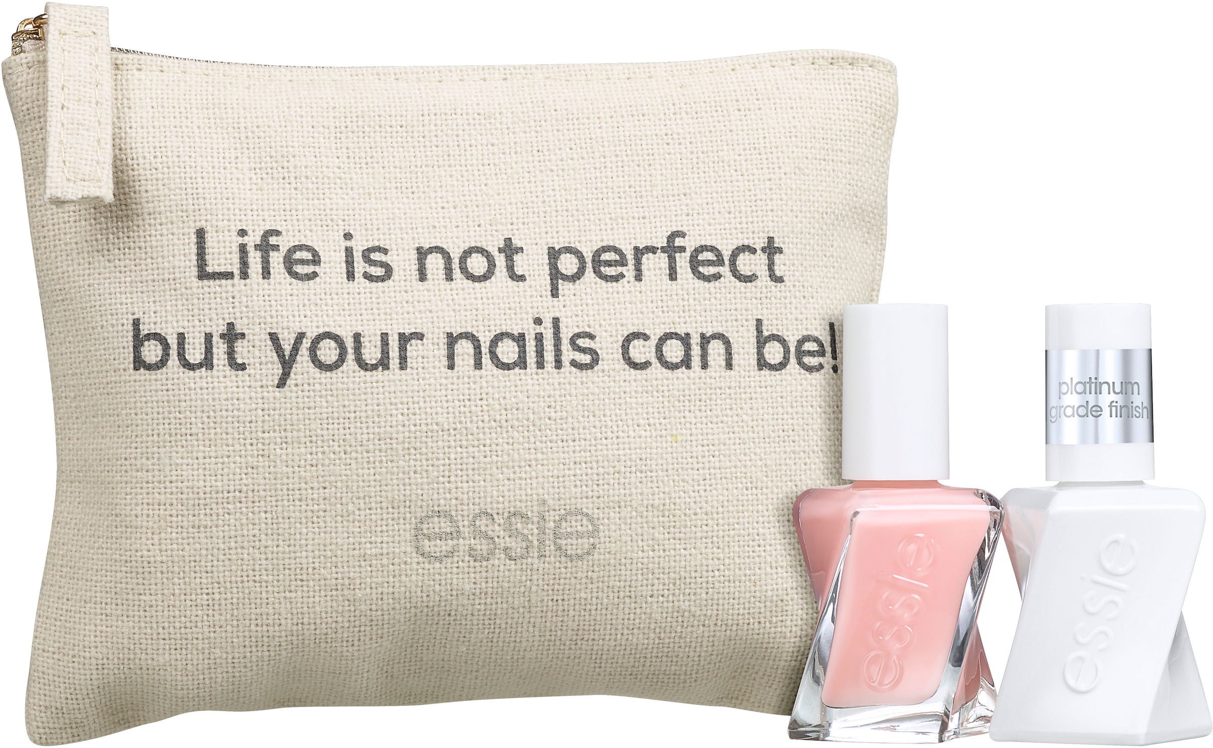 essie Nagellack-Set »Gel Couture Geschenkset Perfekte Maniküre«, (3 tlg.)