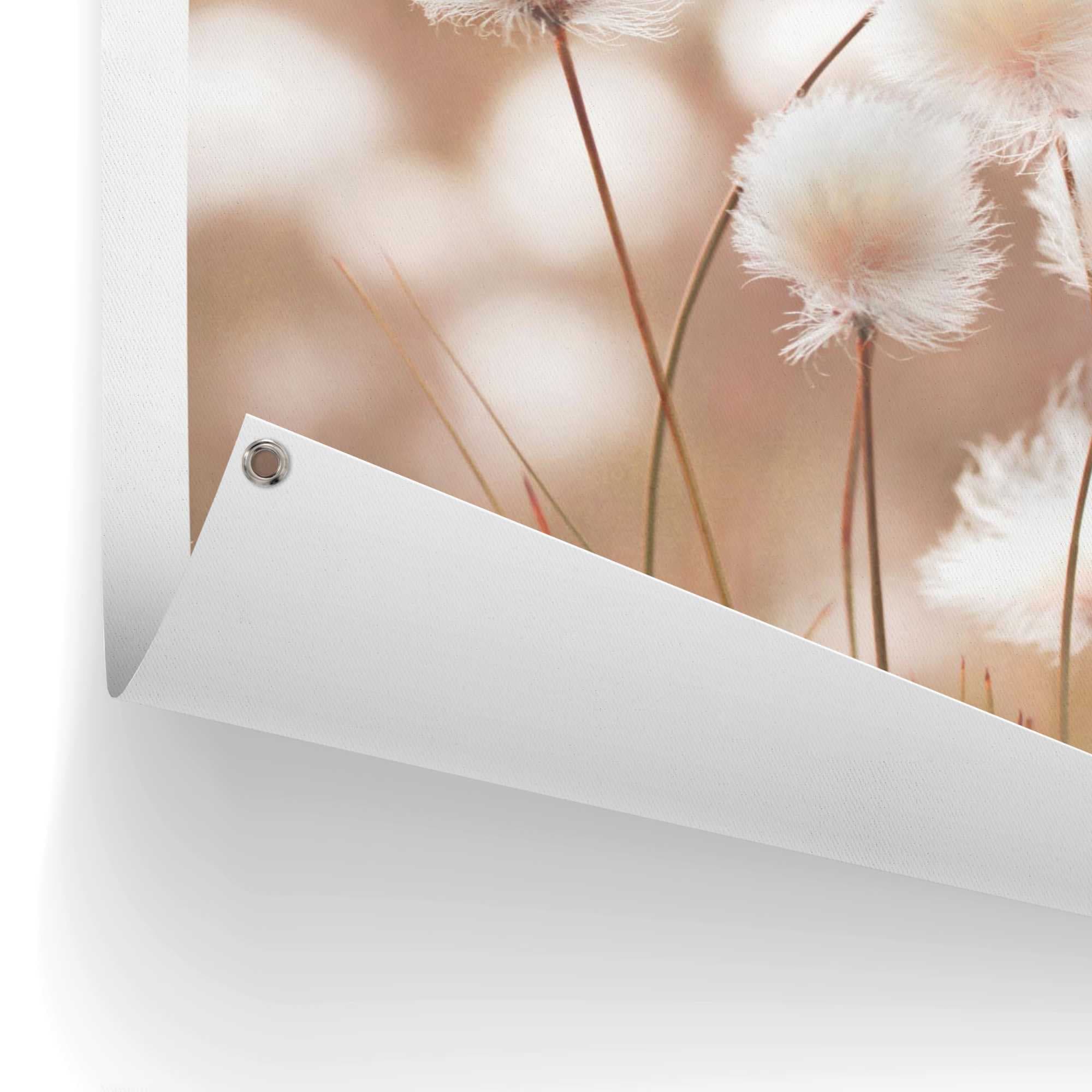 Reinders! Poster »Baumwollzweig« Garten - Trockenblume - Beige - Leinwand - Blumen und Pflanzen