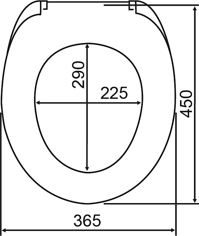 WENKO WC-Sitz »Beach High Gloss«, (1 St.), Thermoplast