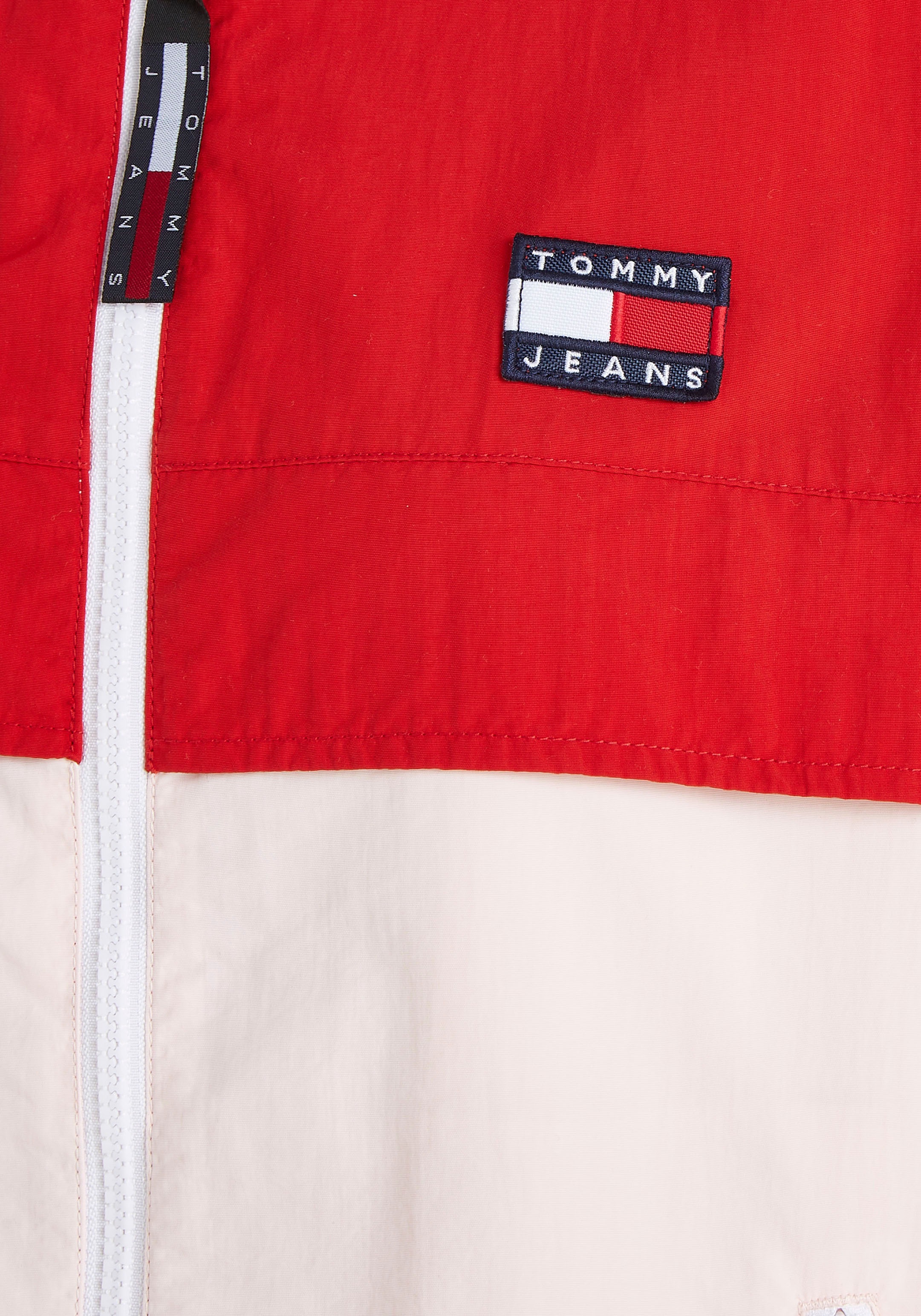 Tommy Jeans Design bei colorblocking ♕ im COLORBLOCK«, Windbreaker mit Kapuze, »TJW CHICAGO