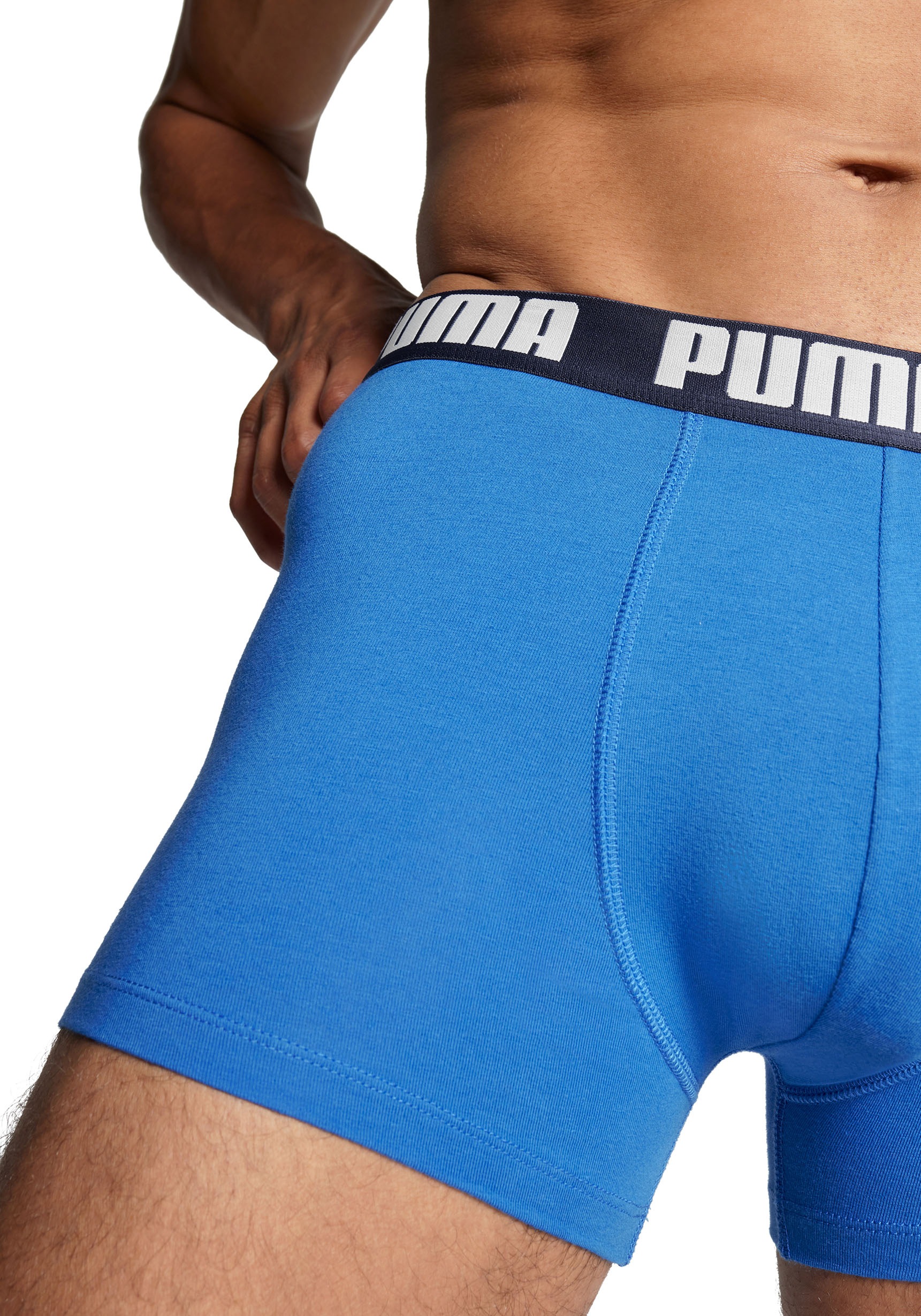 PUMA Boxer, (Packung, 2er-Pack), mit Puma Webbund