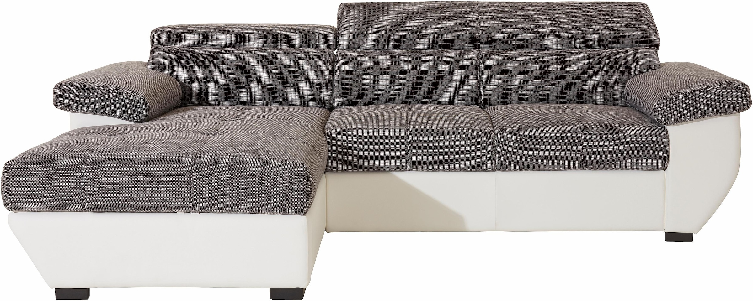 COTTA Ecksofa »Speedway L-Form«, inklusive Kopfteilverstellung, wahlweise mit Bettfunktion + Bettkasten