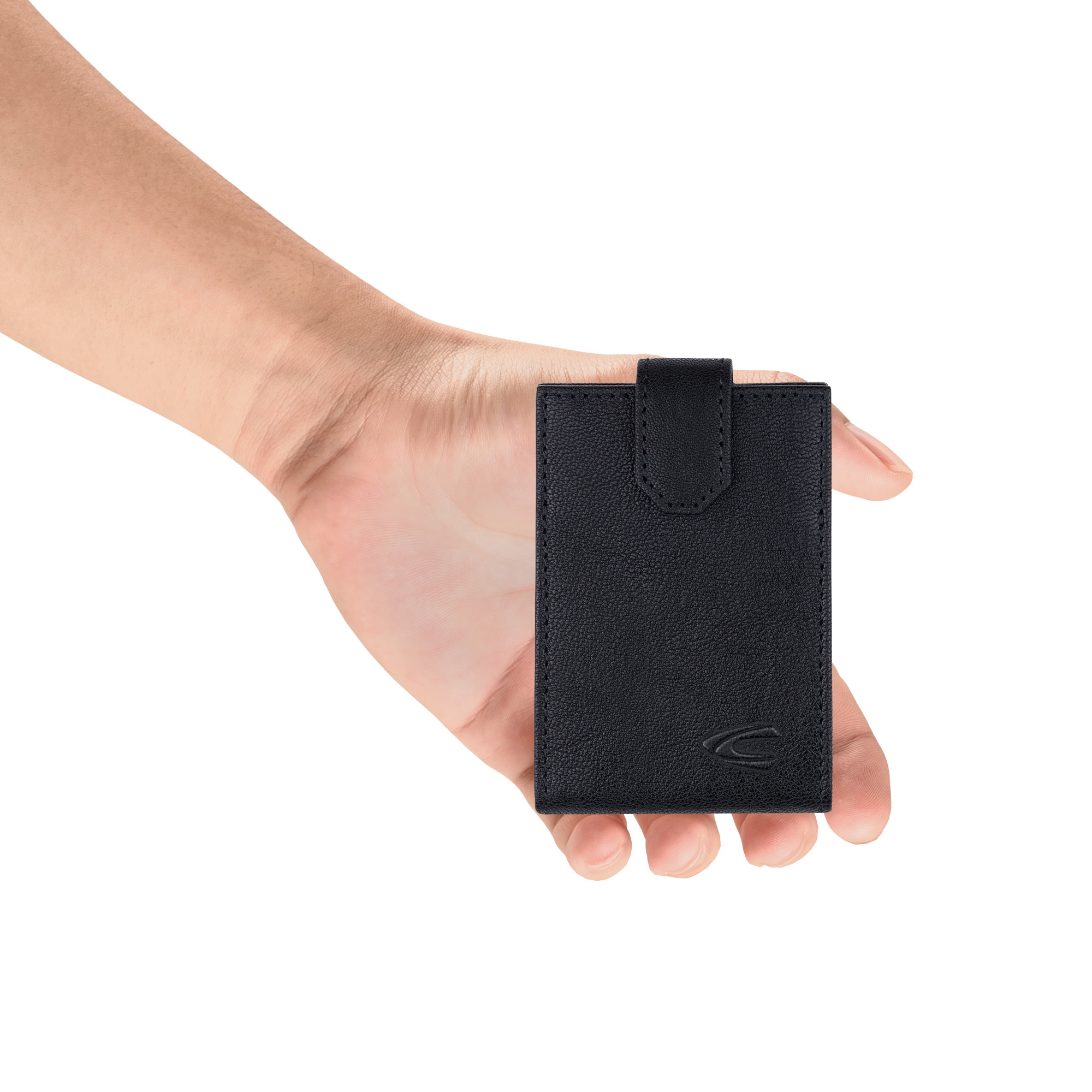 camel active Kartenetui »Discover« innovatives Kartenetui aus fein genarbtem Ziegenleder mit RFID-Schutz