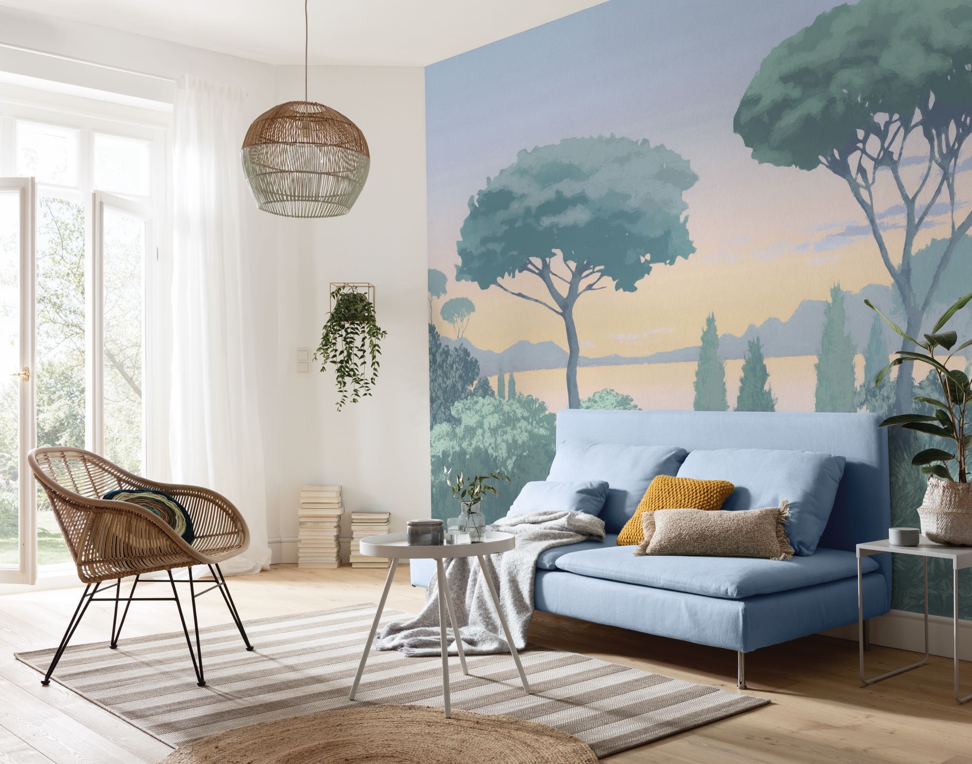 Komar Fototapete »Vlies Fototapete - Flaneur - Größe 300 x 250 cm« Motiv | bedruckt glatt