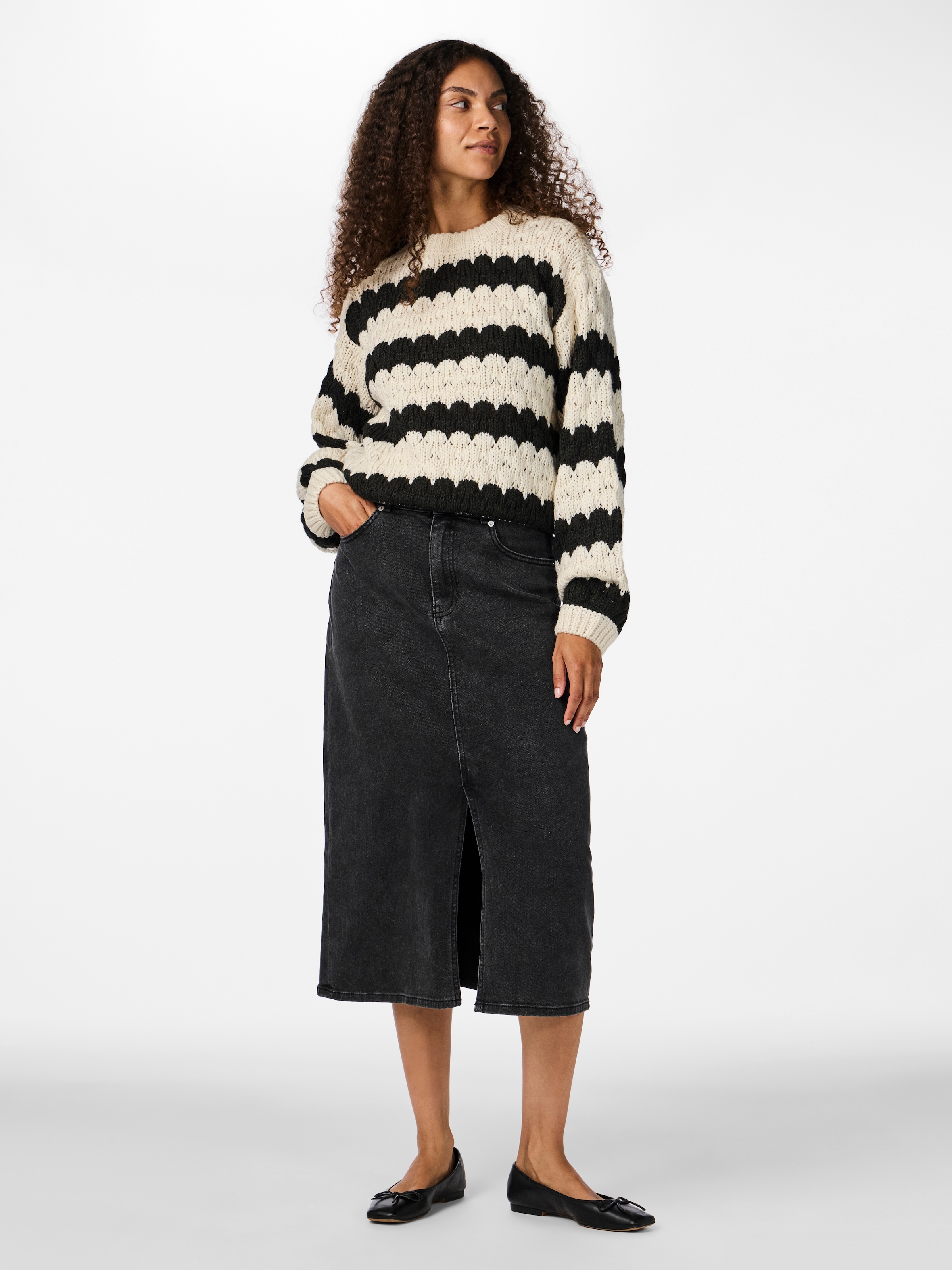 Y.A.S Strickpullover »YASBUBBA LS KNIT PULLOVER S. NOOS«