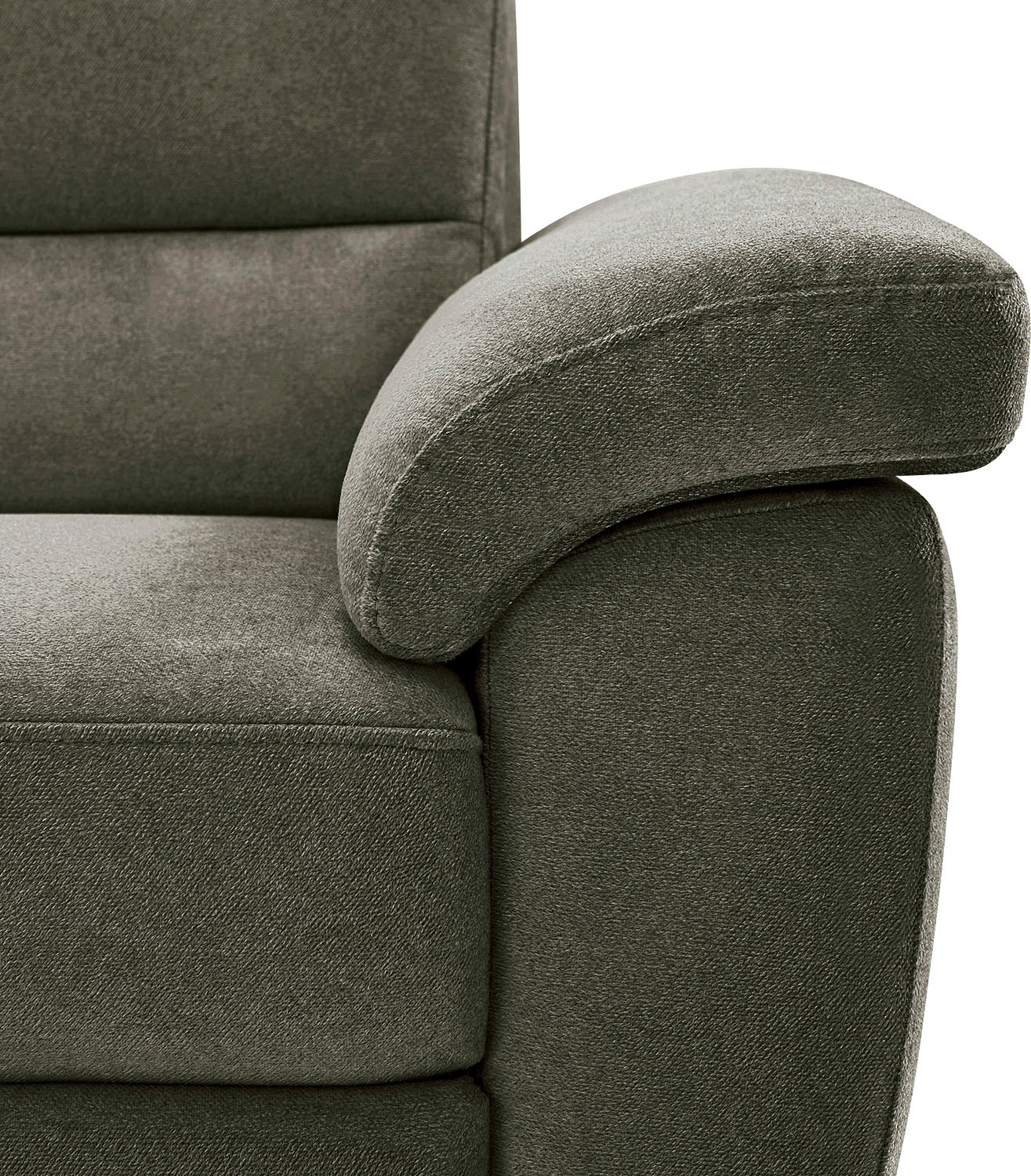 CALIZZA INTERIORS Ecksofa »Onyx L-Form«, Ottomane links oder rechts, wahlweise mit Bettfunktion, Breite 257 cm
