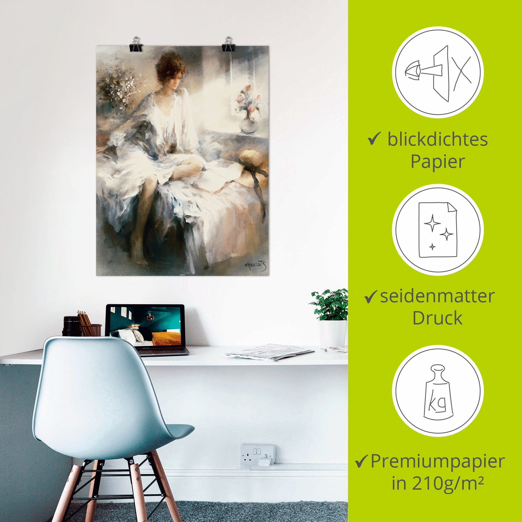 Artland »Meditation« Frau 1 Stk. tlg. als Leinwandbild, Poster in verschied. Größen