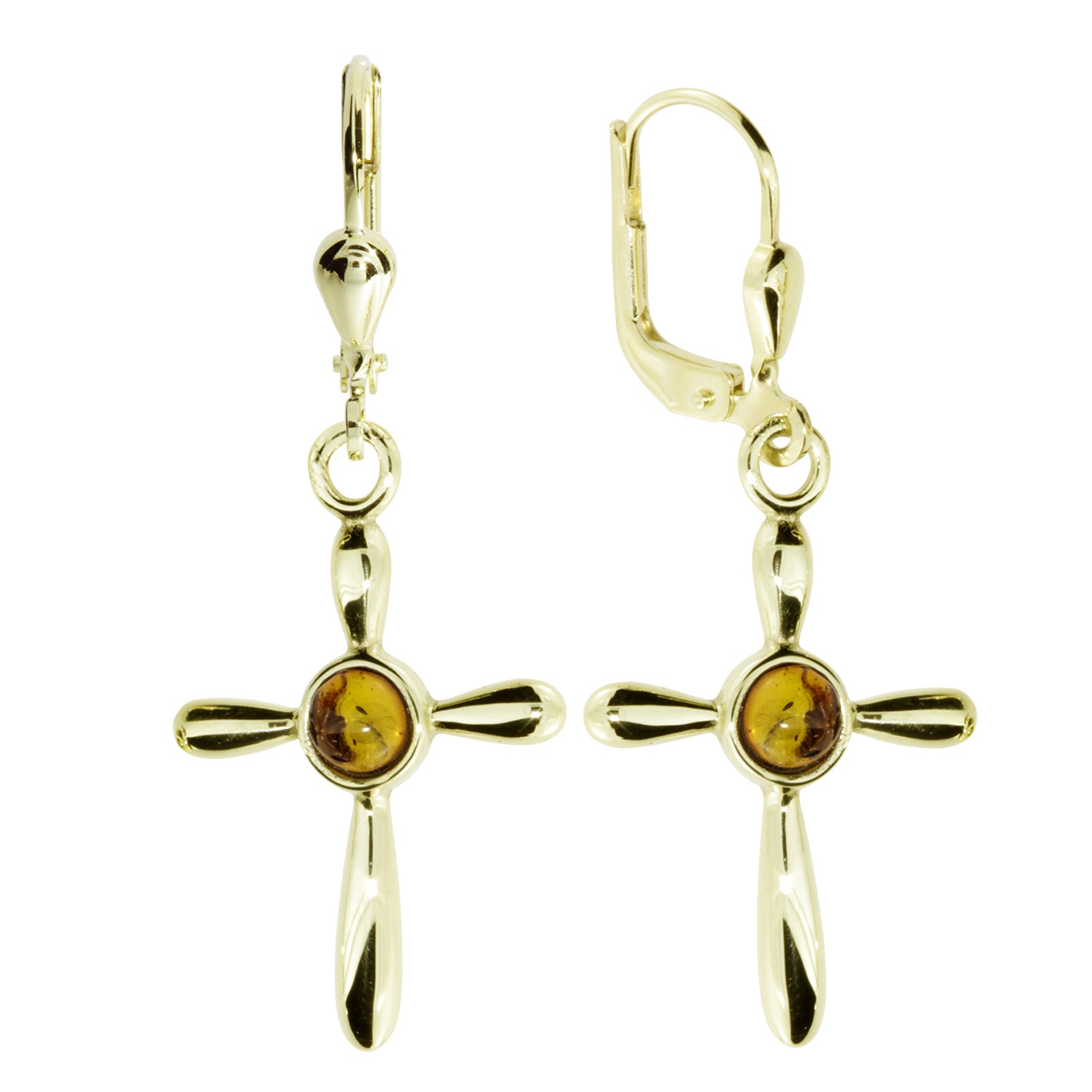 OSTSEE-SCHMUCK Paar Ohrhänger "Ostsee-Schmuck Ohrhänger Kreuz 24 x 16 Ohrhänger Kreuz 24 x 16"