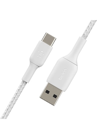 Belkin USB-Kabel »USB-C/USB-A Kabel ummantelt, 1m«, USB Typ A-USB-C, 100 cm kaufen