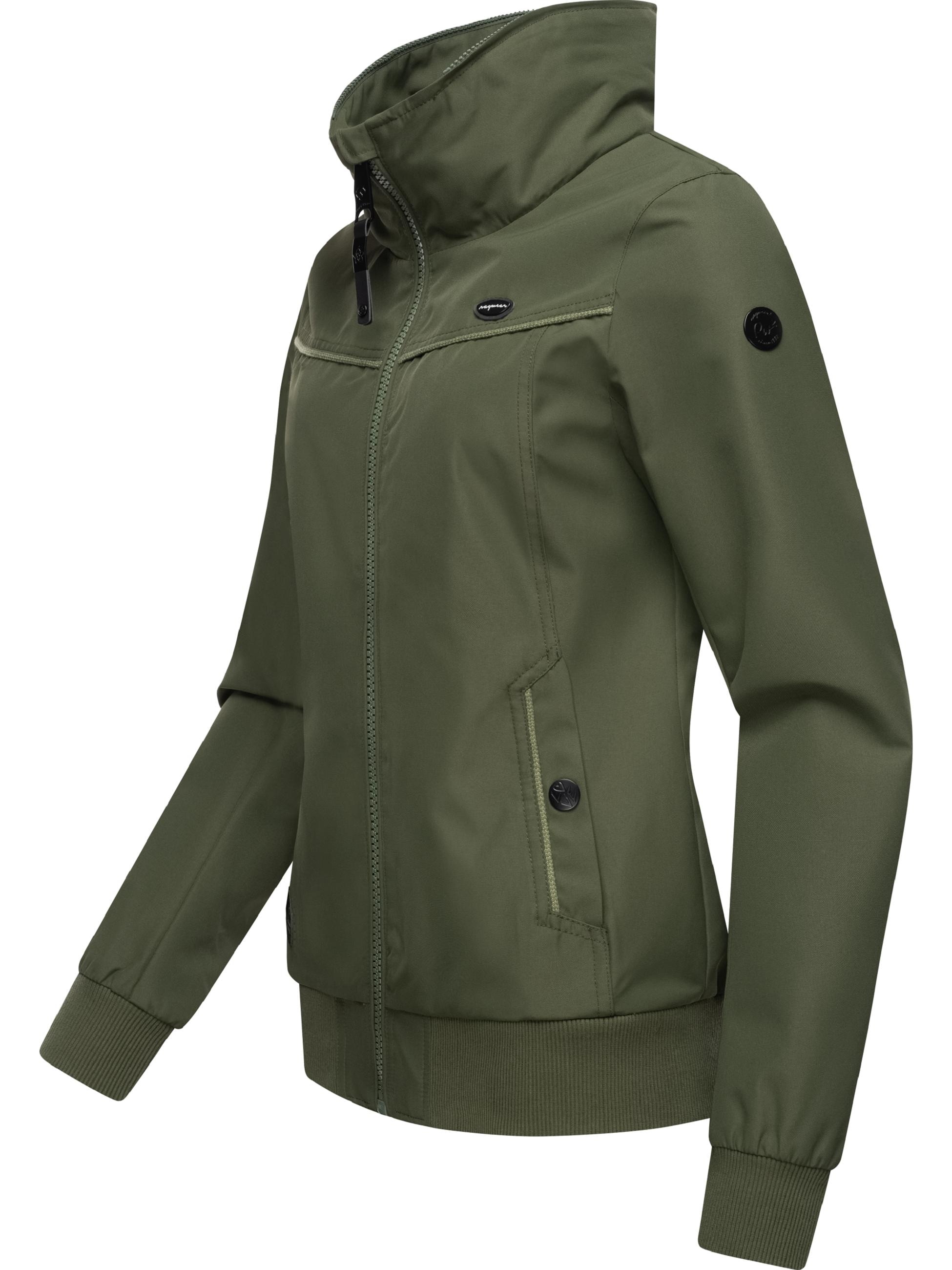 Ragwear Outdoorjacke »Übergangsjacke Jotty«, mit Kapuze, wasserdichte Übergangsjacke mit abnehmbarer Kapuze