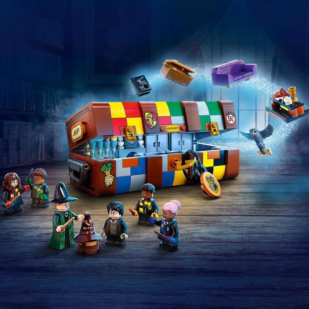 LEGO® Konstruktionsspielsteine »Hogwarts™ Zauberkoffer (76399), LEGO® Harry Potter™«, (603 St.), Made in Europe