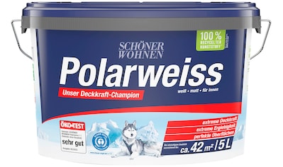 SCHÖNER WOHNEN FARBE Wandfarbe »Polarweiss«